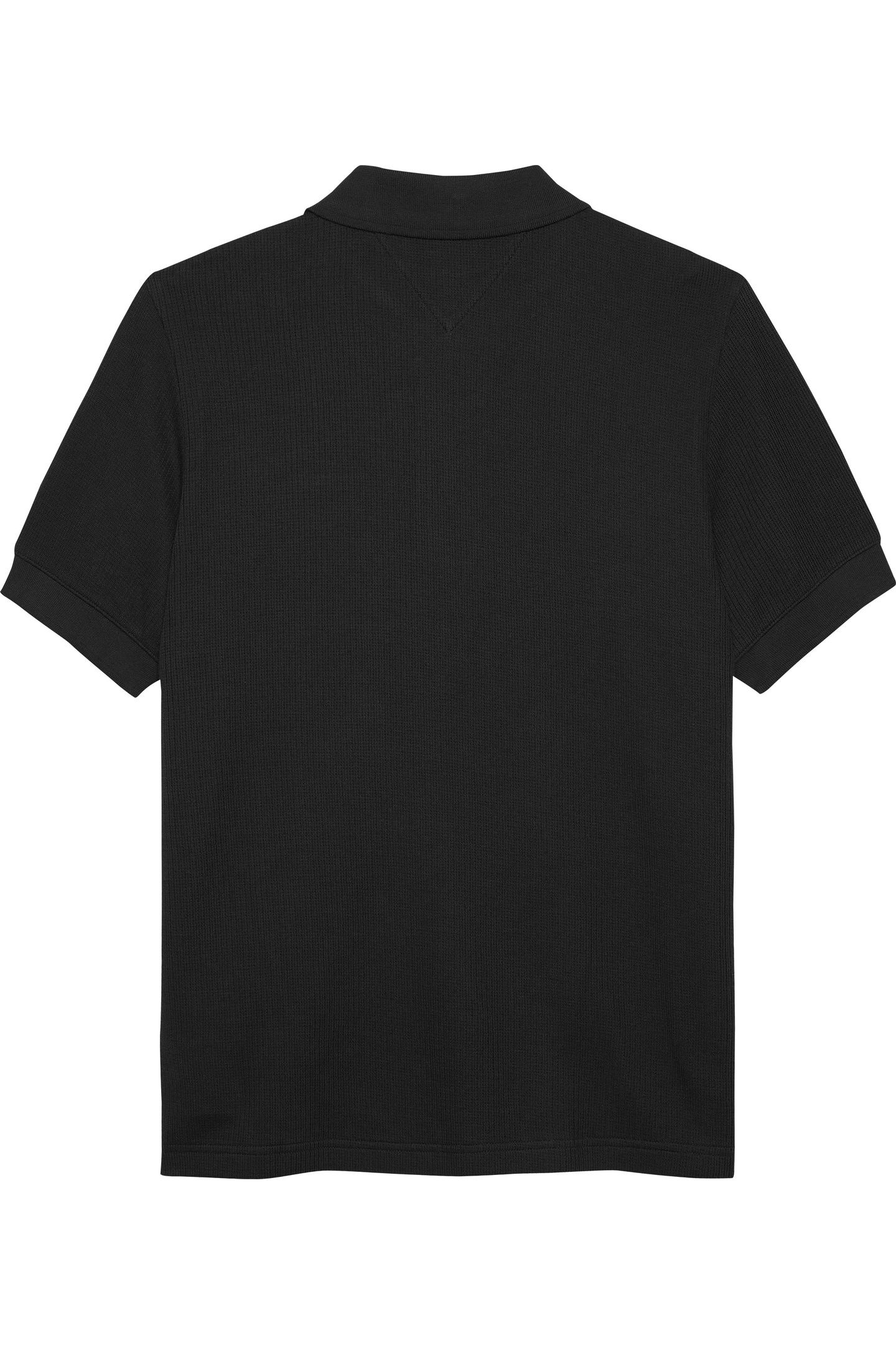 TJM REG WAFFLE POLO BLACK 5