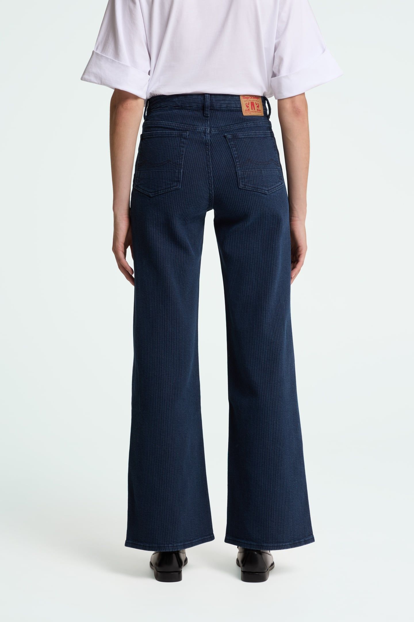 JANE PANTS MID INDIGO CORD 3