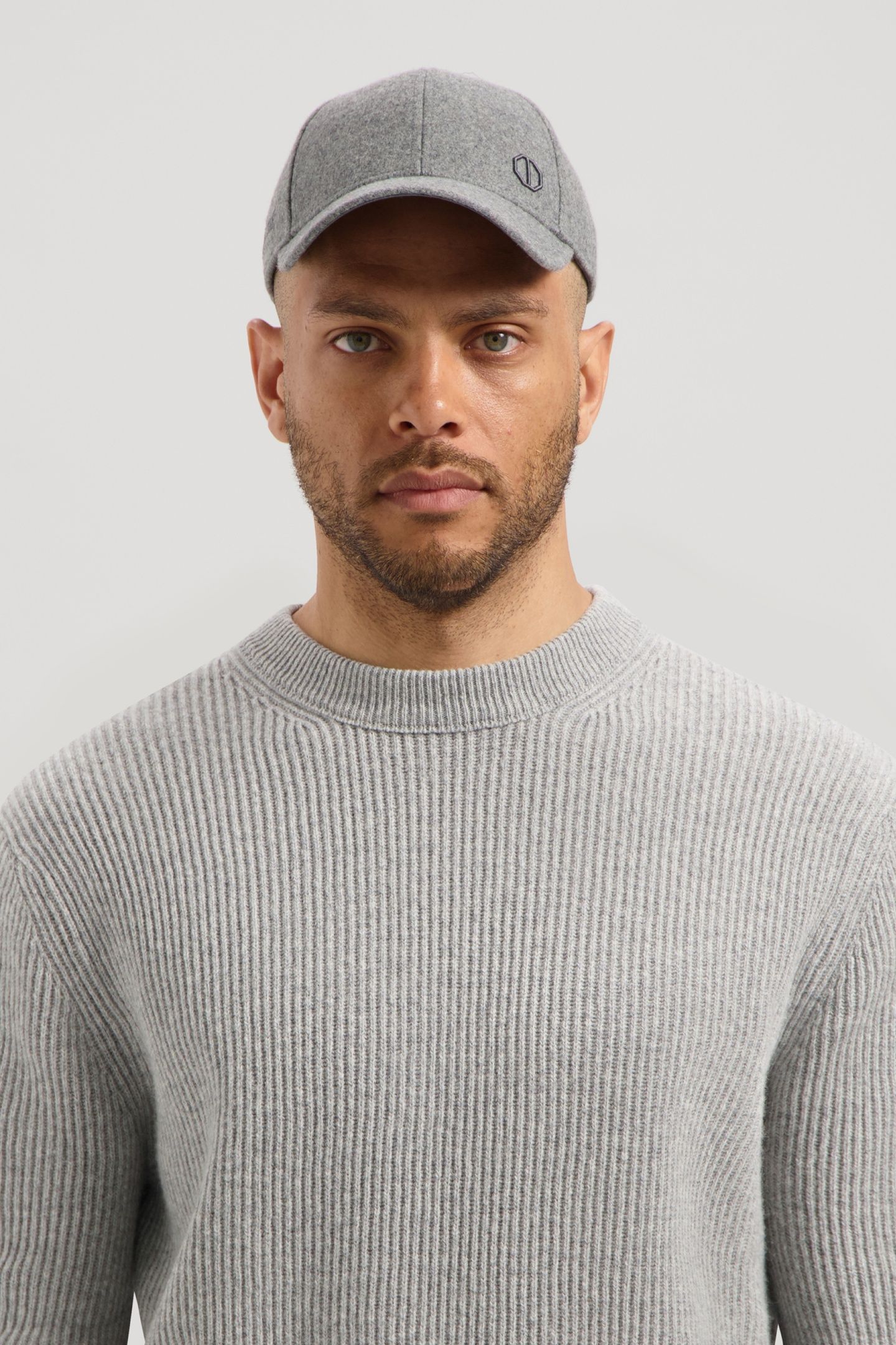 DS_BEALS WOOLMIX CAP DK. GREY MELANGE 1