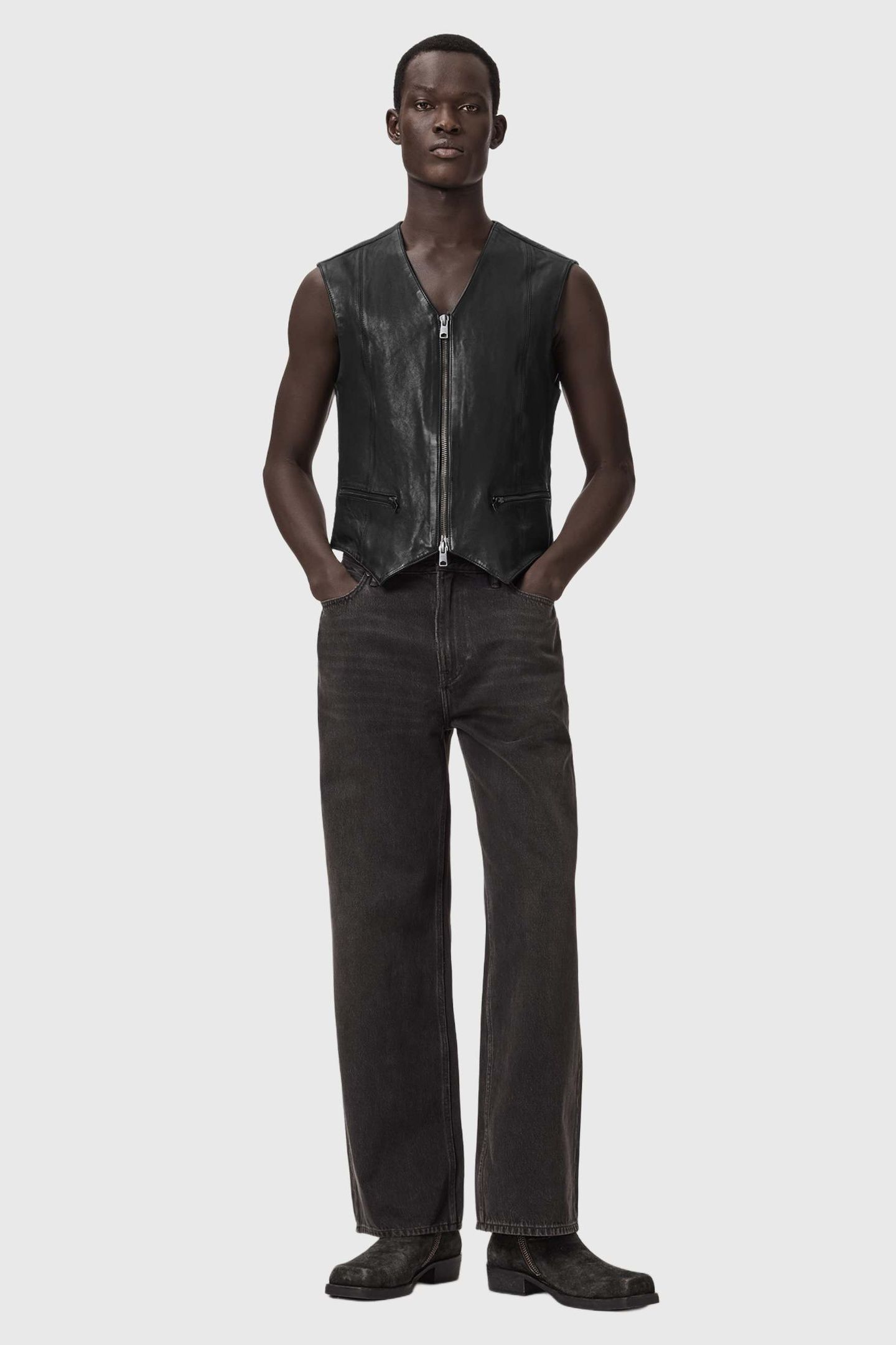 DAVIES WAISTCOAT BLACK 4
