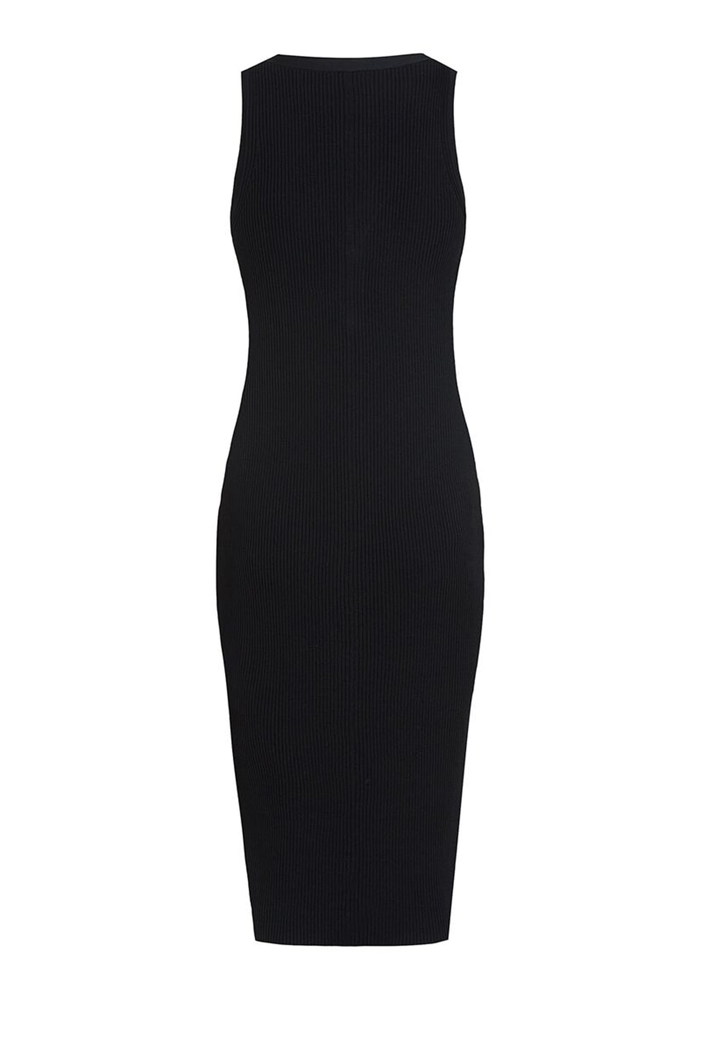 LOGO KNIT DRESS BLACK/WHITE 8