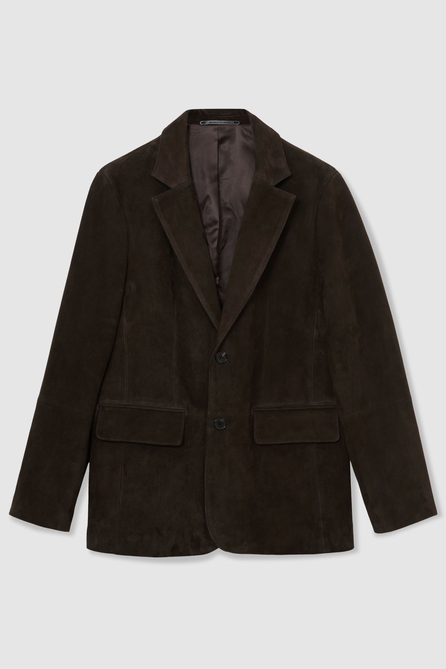 SUEDE BLAZER CHOCOLATE BROWN 5