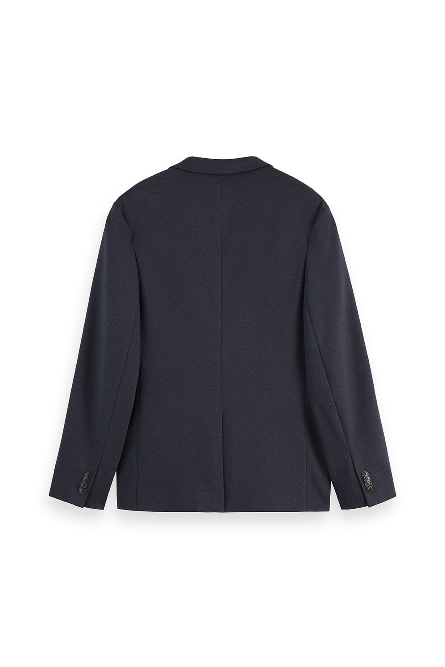 TAILORED NOTCH LAPEL YARN DYED JERSEY REGULAR-FIT BLAZER NAV 5