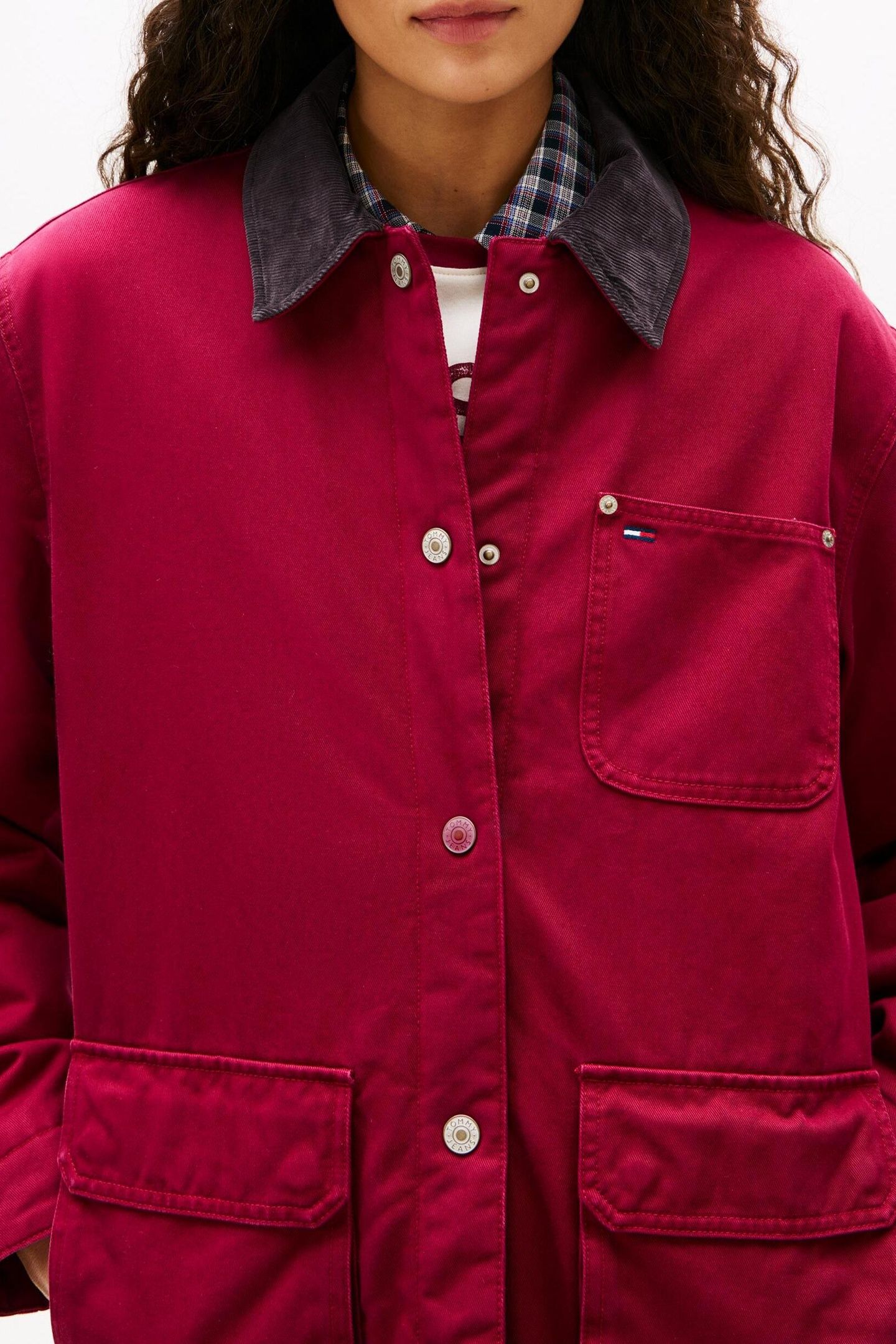 TJW TWILL JACKET LAVISH CERISE 4