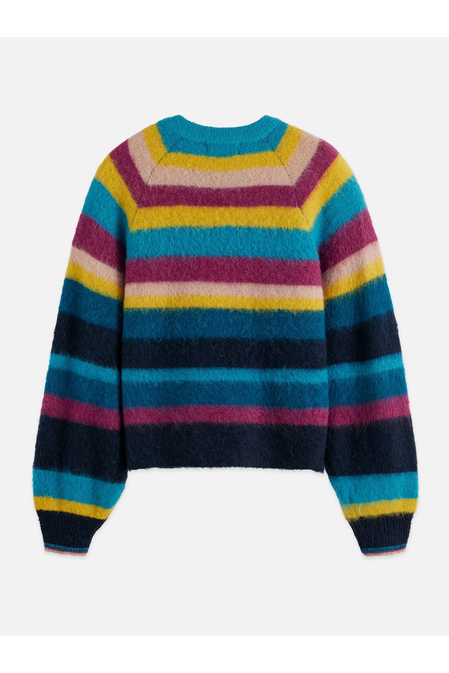 STRIPED OVERSIZED PULLOVER EL COSMICO STRIPE DEEP LAGOON 5