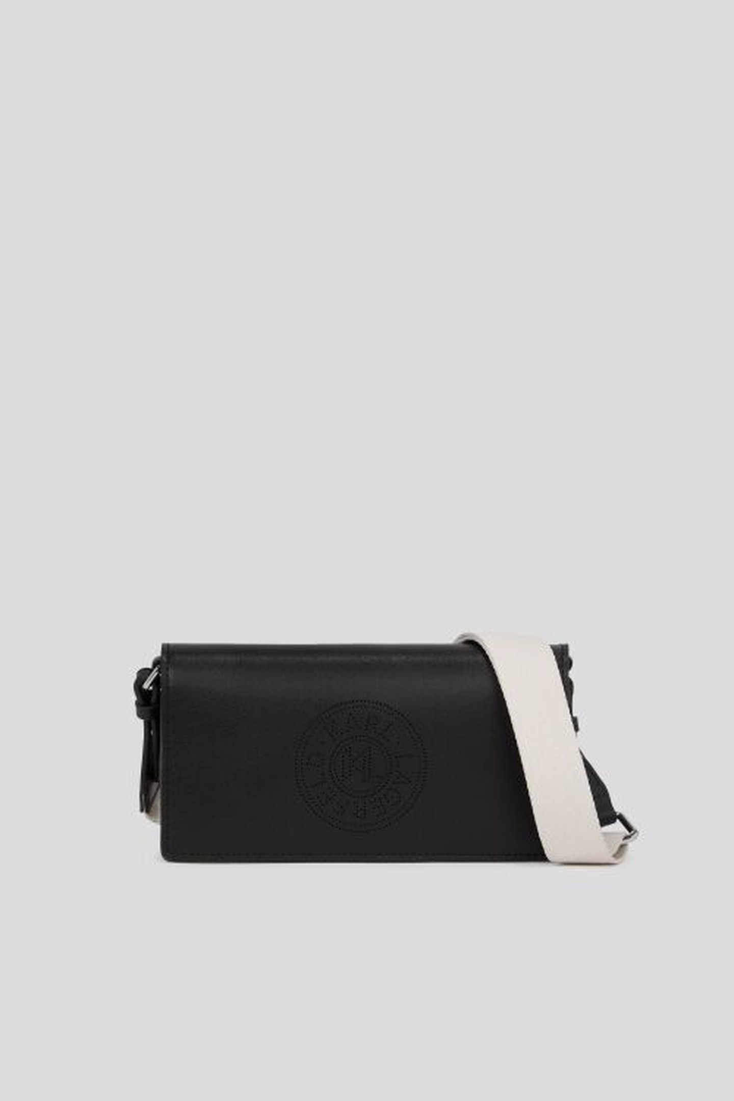 CIRCLE MINI FLAP BAG BLACK-NICKEL 5