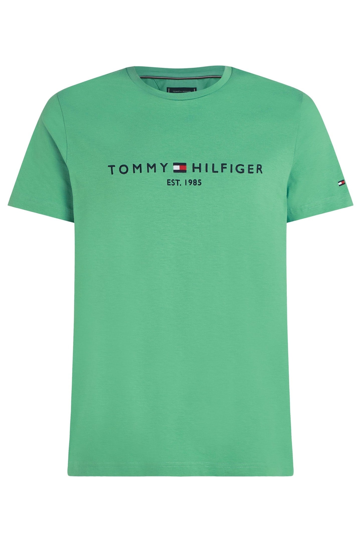 TOMMY LOGO TEE FORT GREEN 1
