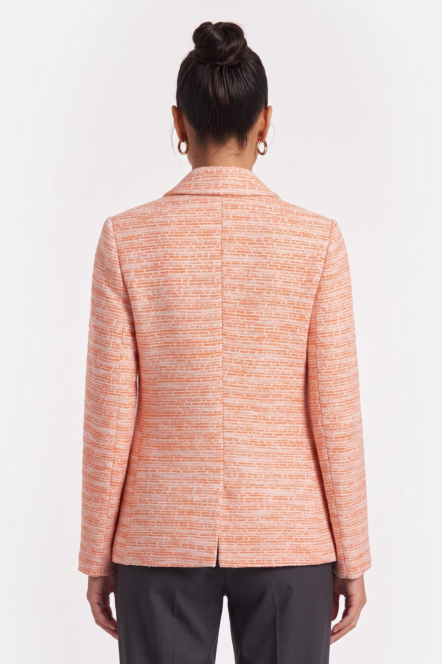 BOUCLÉ BLAZER ORANGE 2