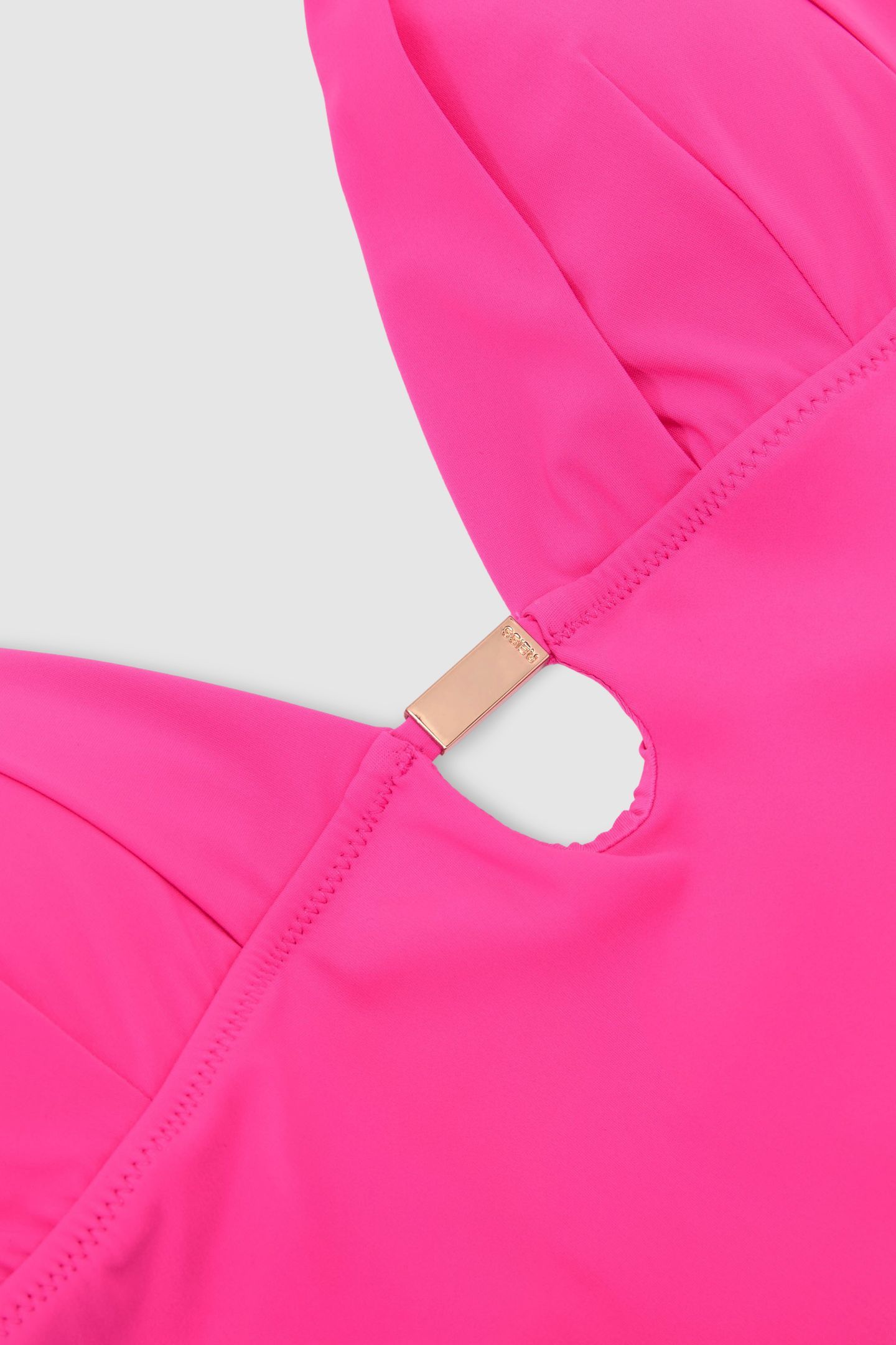 PLEAT DETAIL SWIMSUIT PINK 7