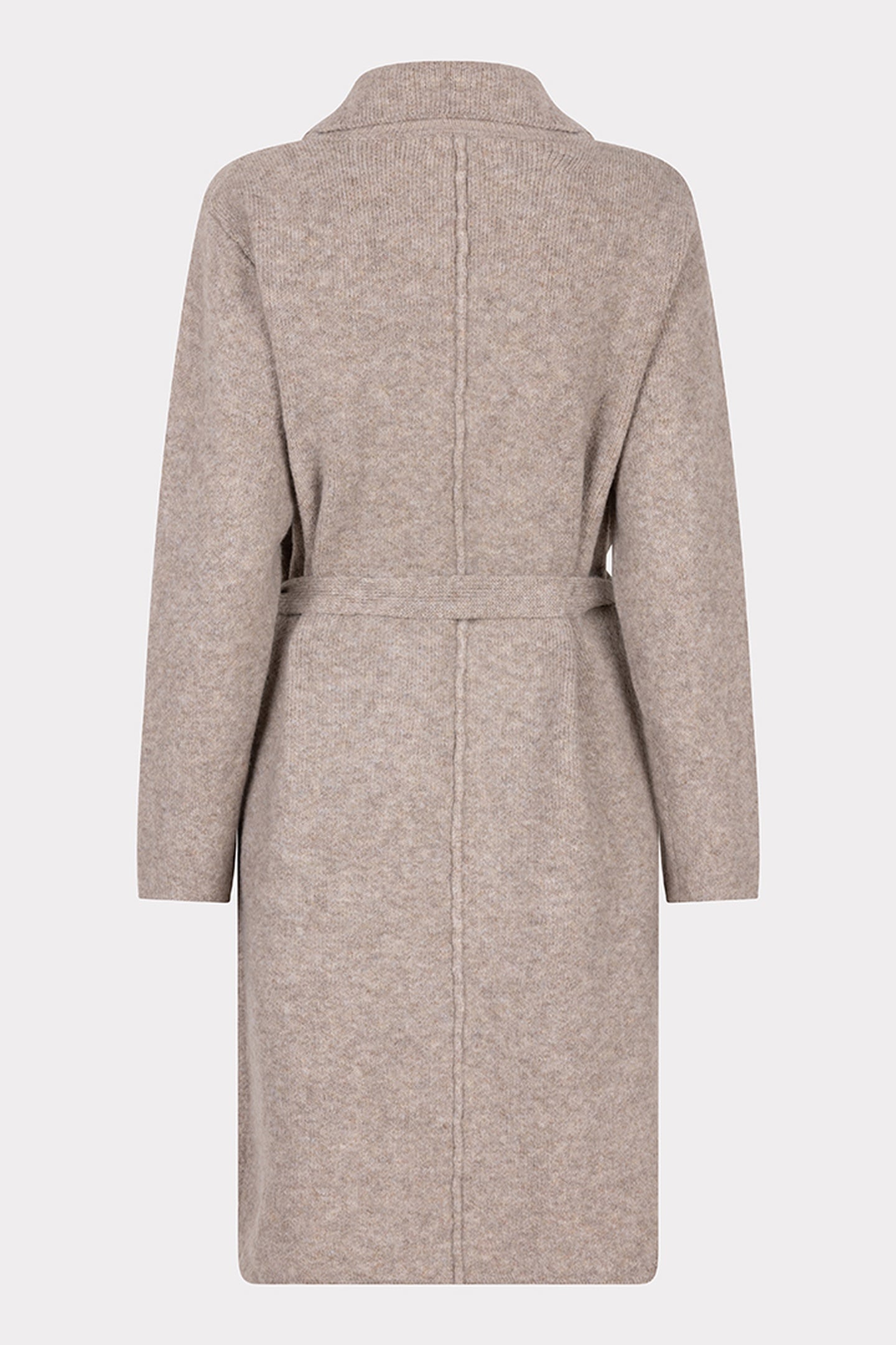 CARDIGAN LONG POCKETS TAUPE MELANGE 6