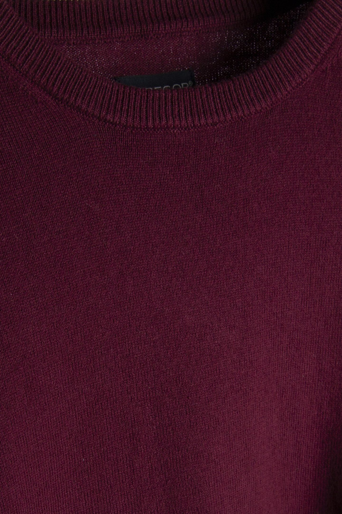 C-NECK SWEATER BURGUNDY 4