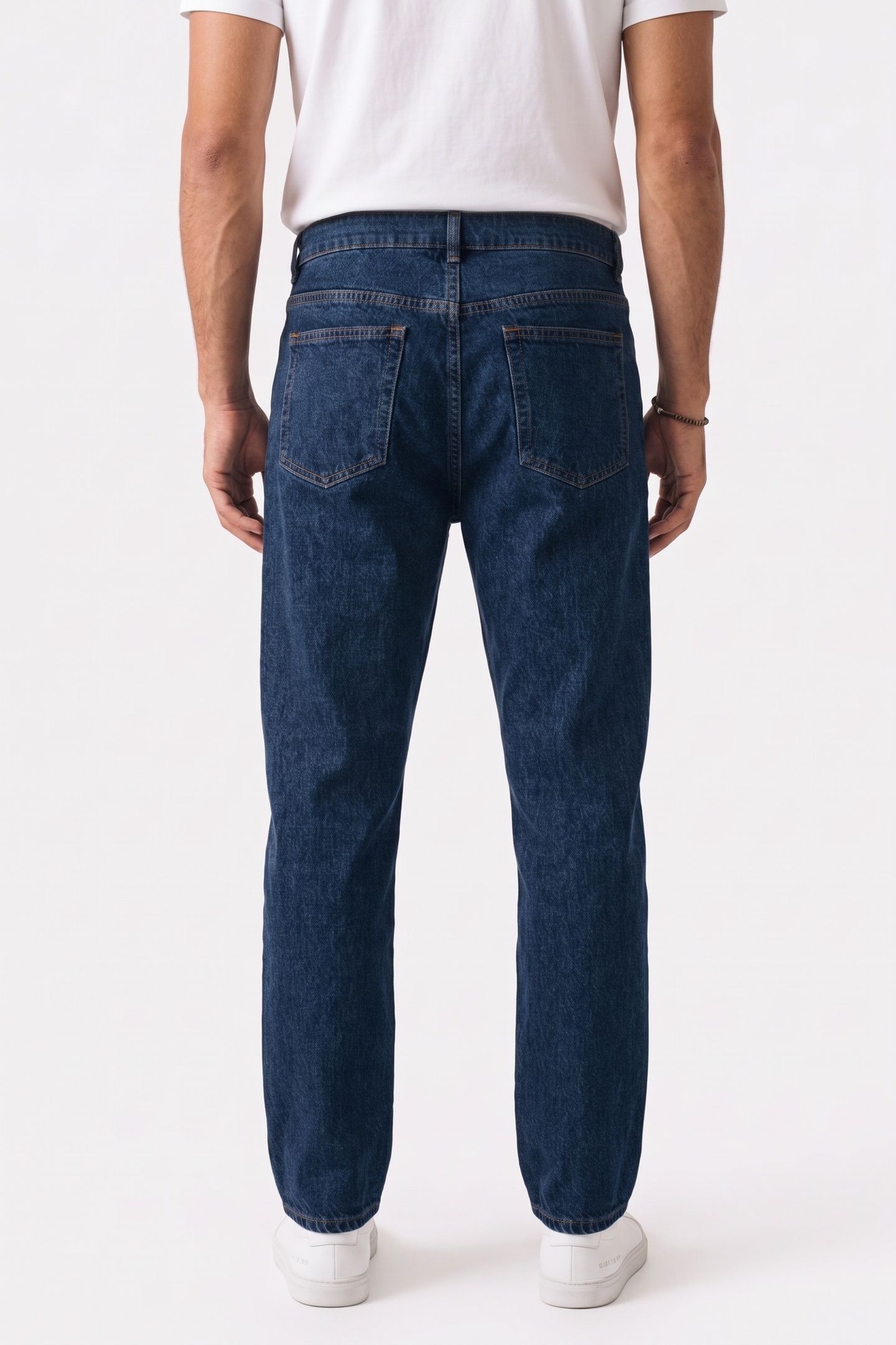 UNISEX SMALL NEW STANDARD WASHED INDIGO 5