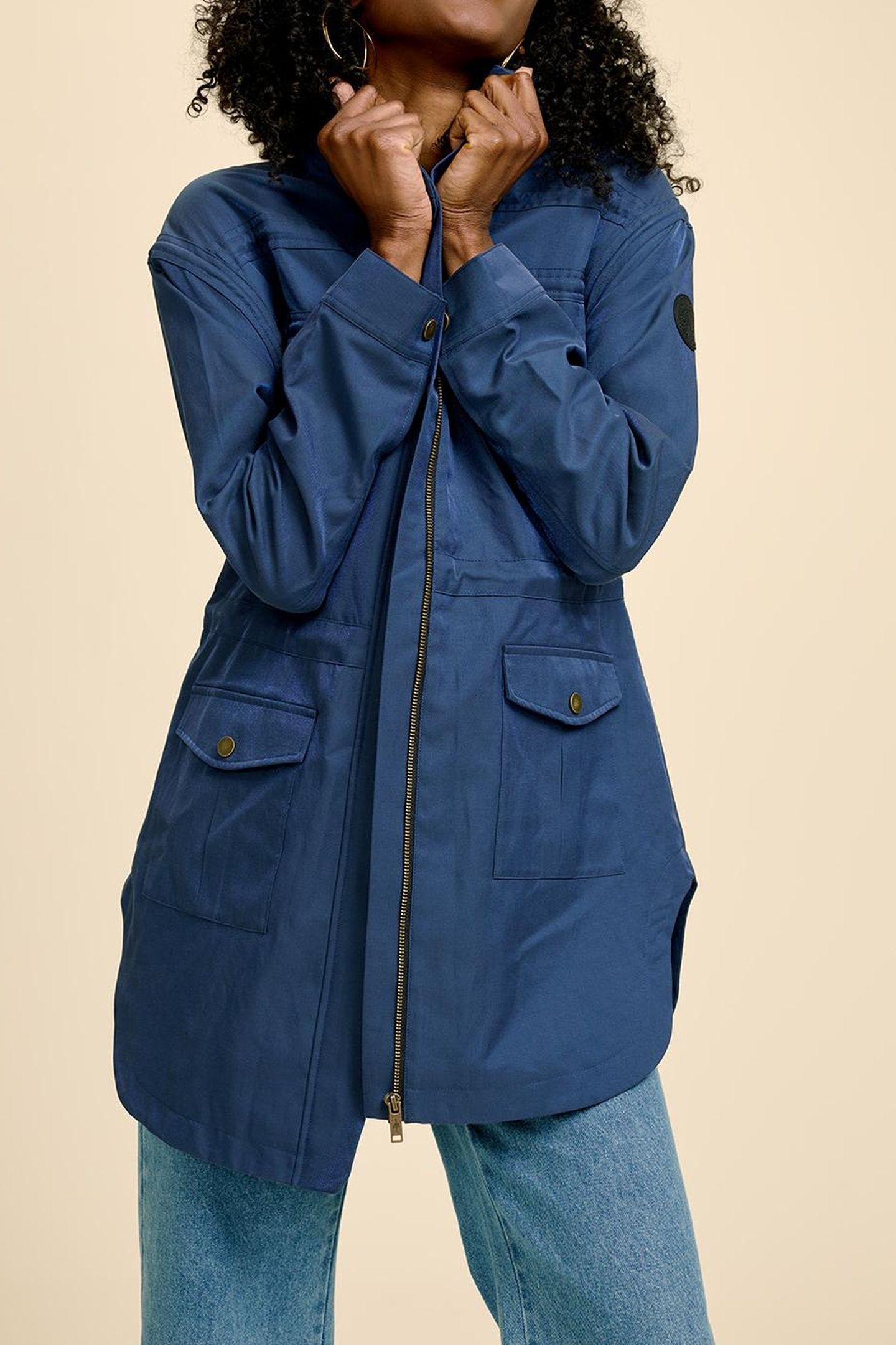 DIVINE _ IRIDESCENT COSMOS BLUE PARKA 1