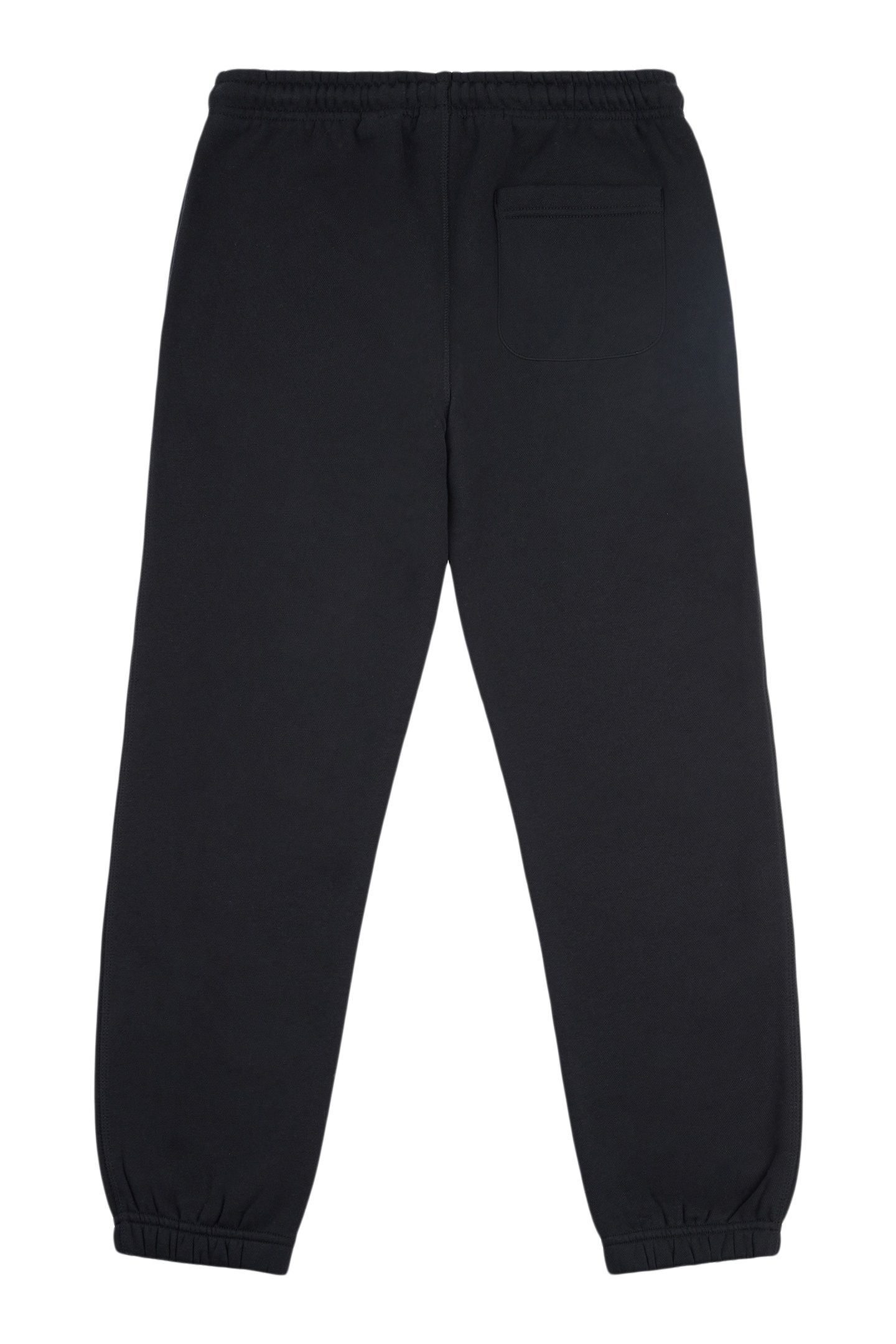 BOYS BRUSH BACK SMALL LOGO JOGGER BLACK 4