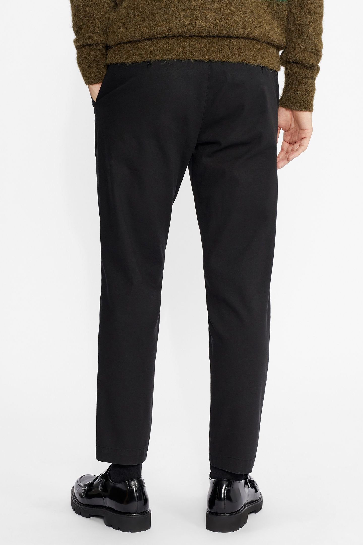 GENBEE REGULAR FIT CHINO BLACK 2