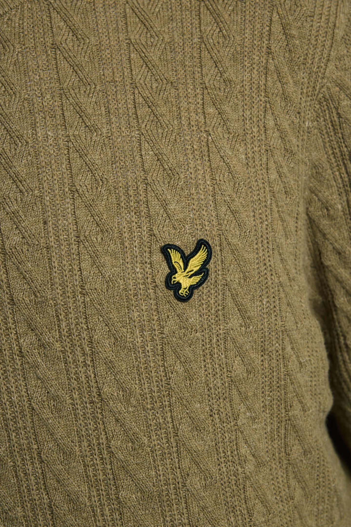 LINEN BLEND LONG SLEEVE JUMPER HERB GREEN MARL 6