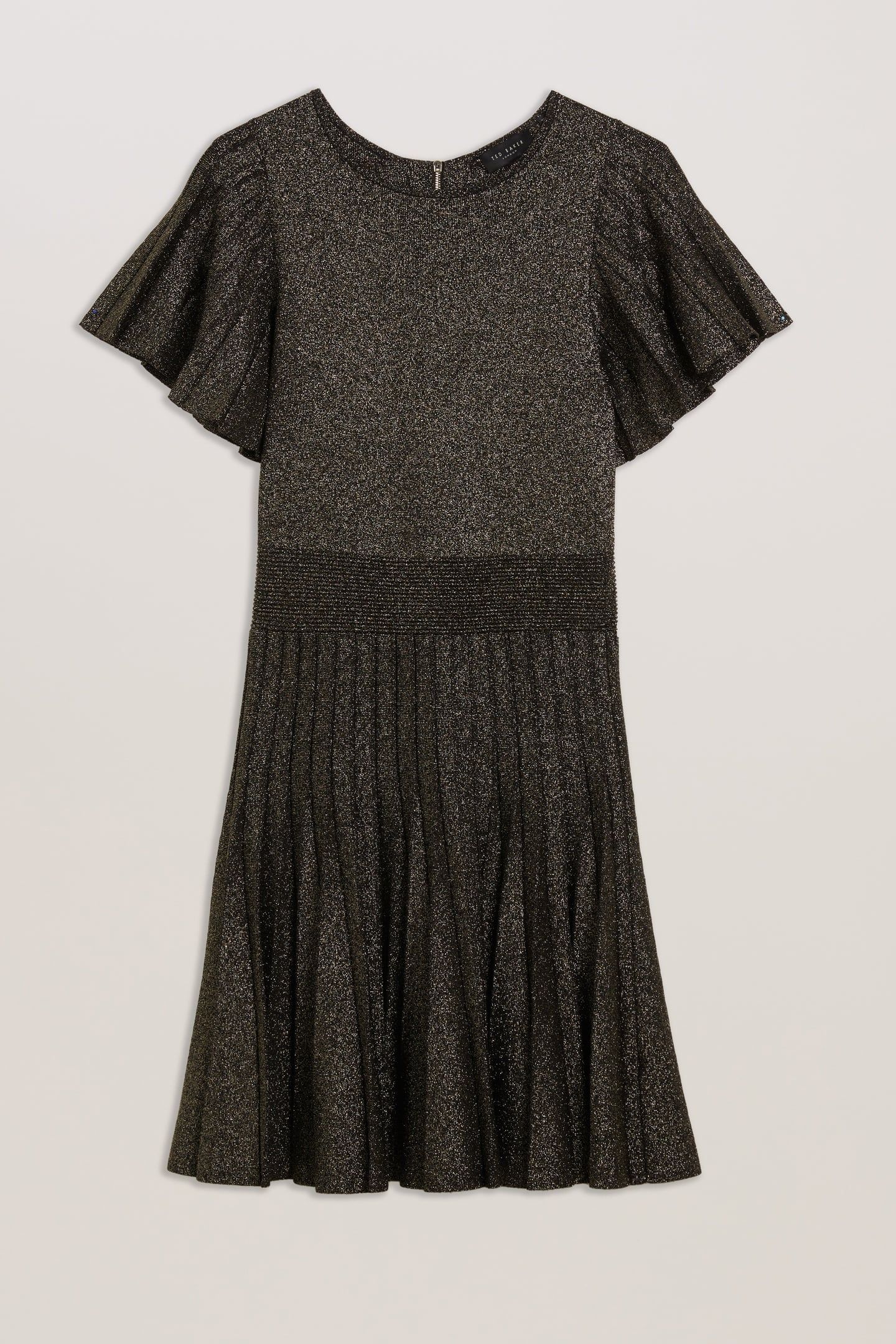 MADISNN METALLIC ANGEL SLEEVE KNIT BLACK 3