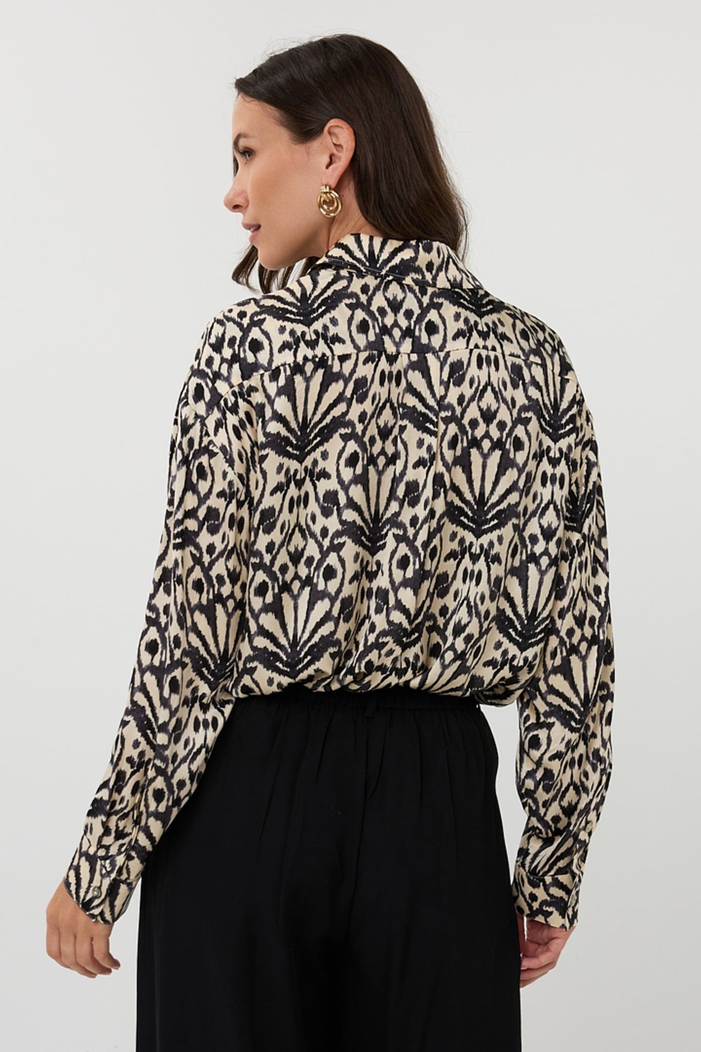 BLOUSE OVERSIZED CITY SIGN PRINT 3