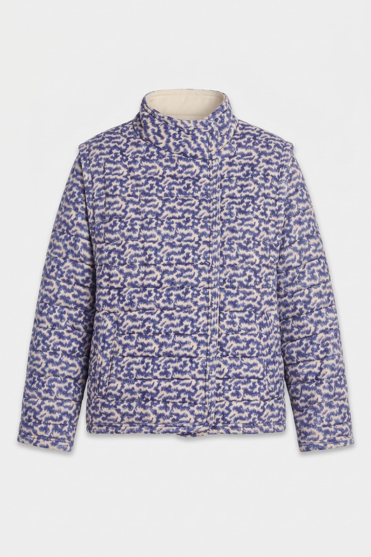 ARETA JACKET BLUE ECRU 3