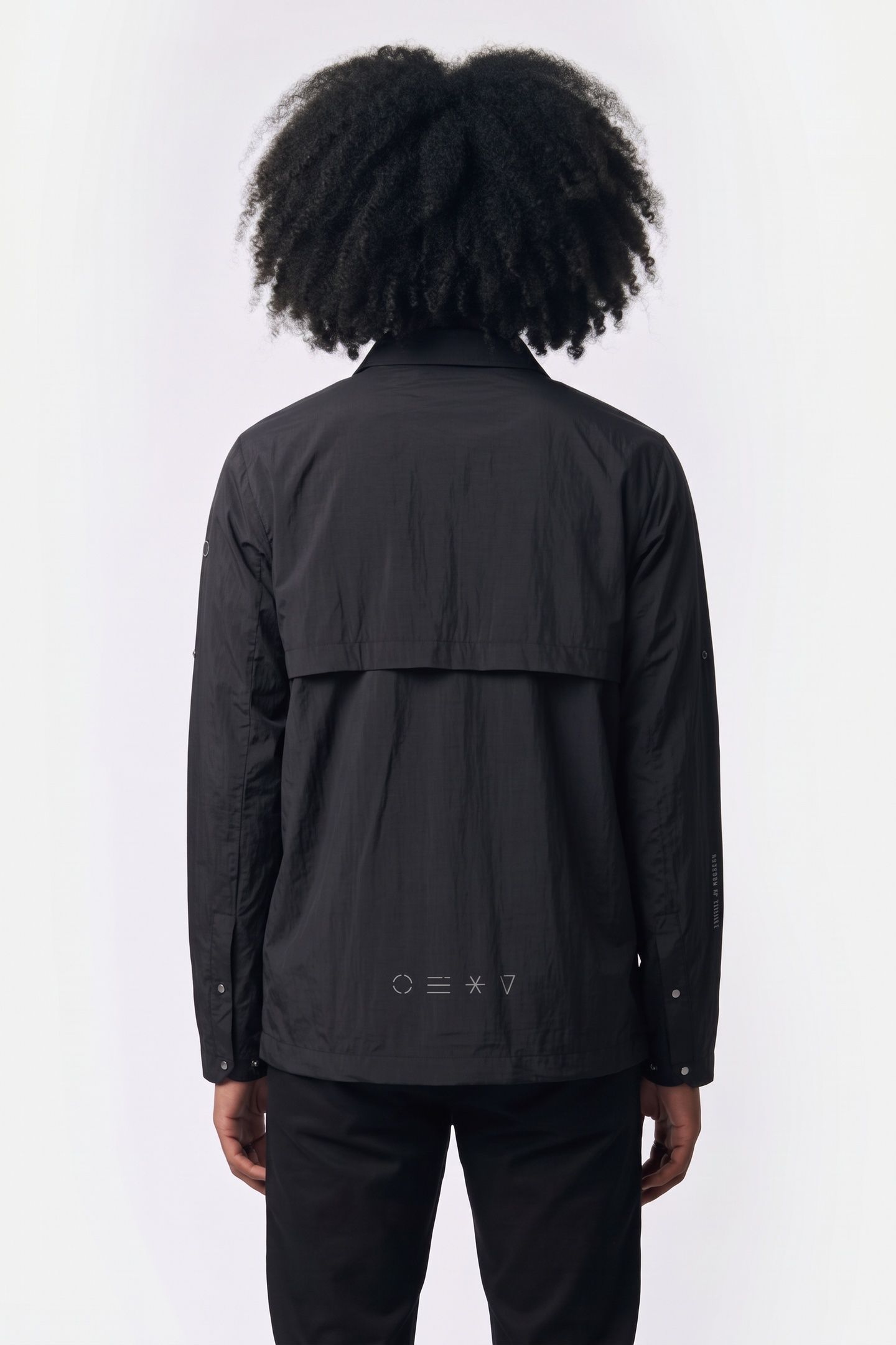 OSLO URBAN COMMUTE WINDBREAKER JACKET BLACK 2