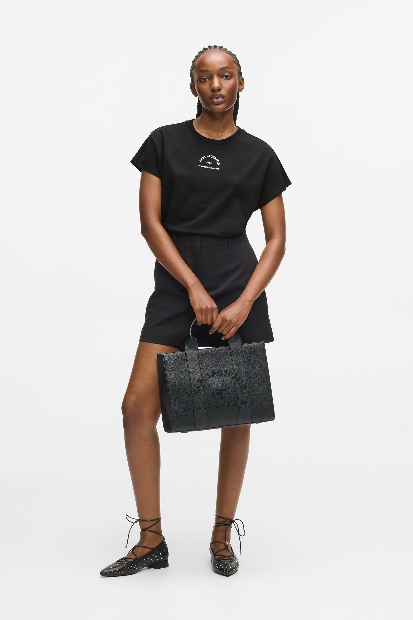 RSG GLITTER RELAXED T-SHIRT BLACK 3
