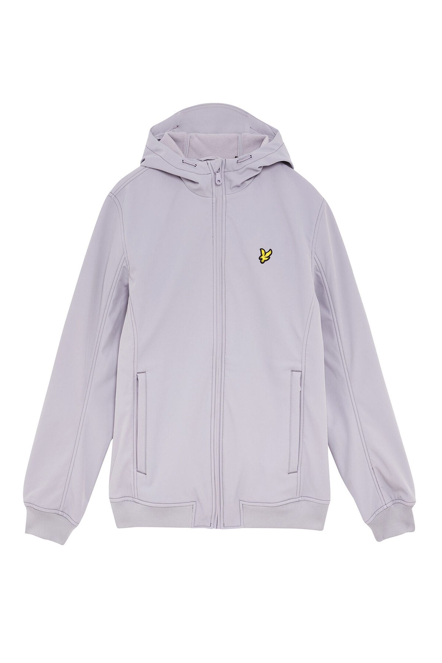 FLEECE BACK SOFTSHELL JACKET ASH LILAC 4