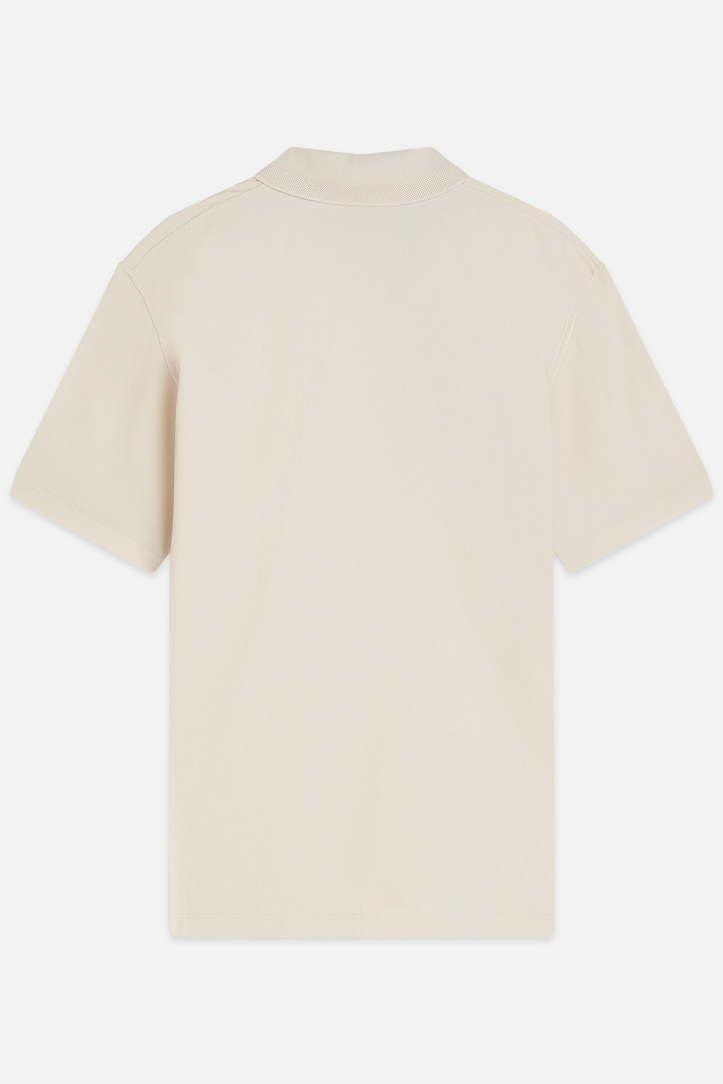 3 CROSSES PIQUE RELAXEDFIT GARMENTDYED POLO LIGHT BEIGE 4
