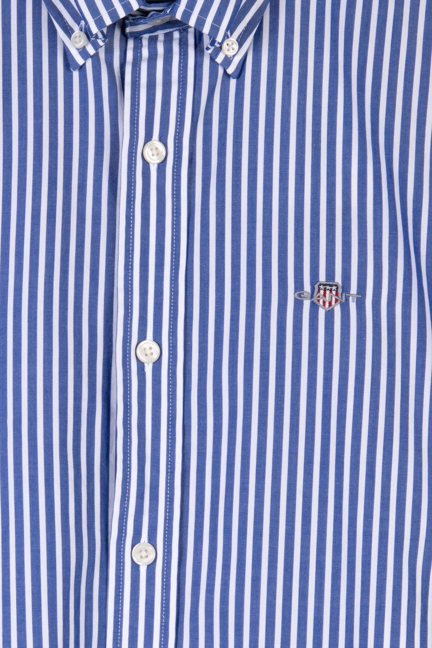 SLIM CLASSIC POPLIN STRIPE SHIRT COLLEGE BLUE 3