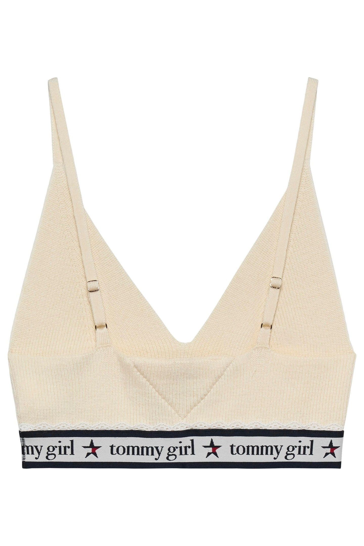 TG KNITTED WOOL BRA CREAMY WHITE 2
