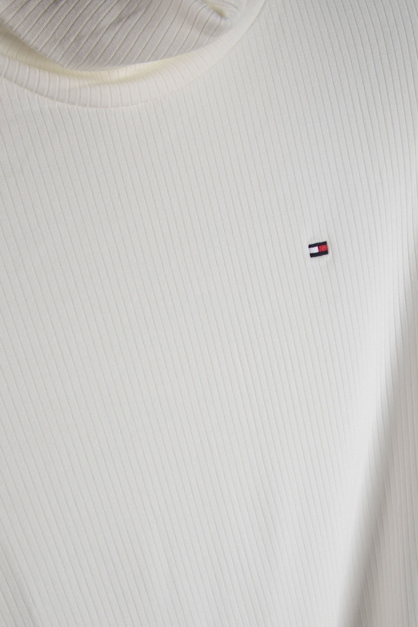 SLIM 5X2 RIB ROLL-NECK ECRU 4