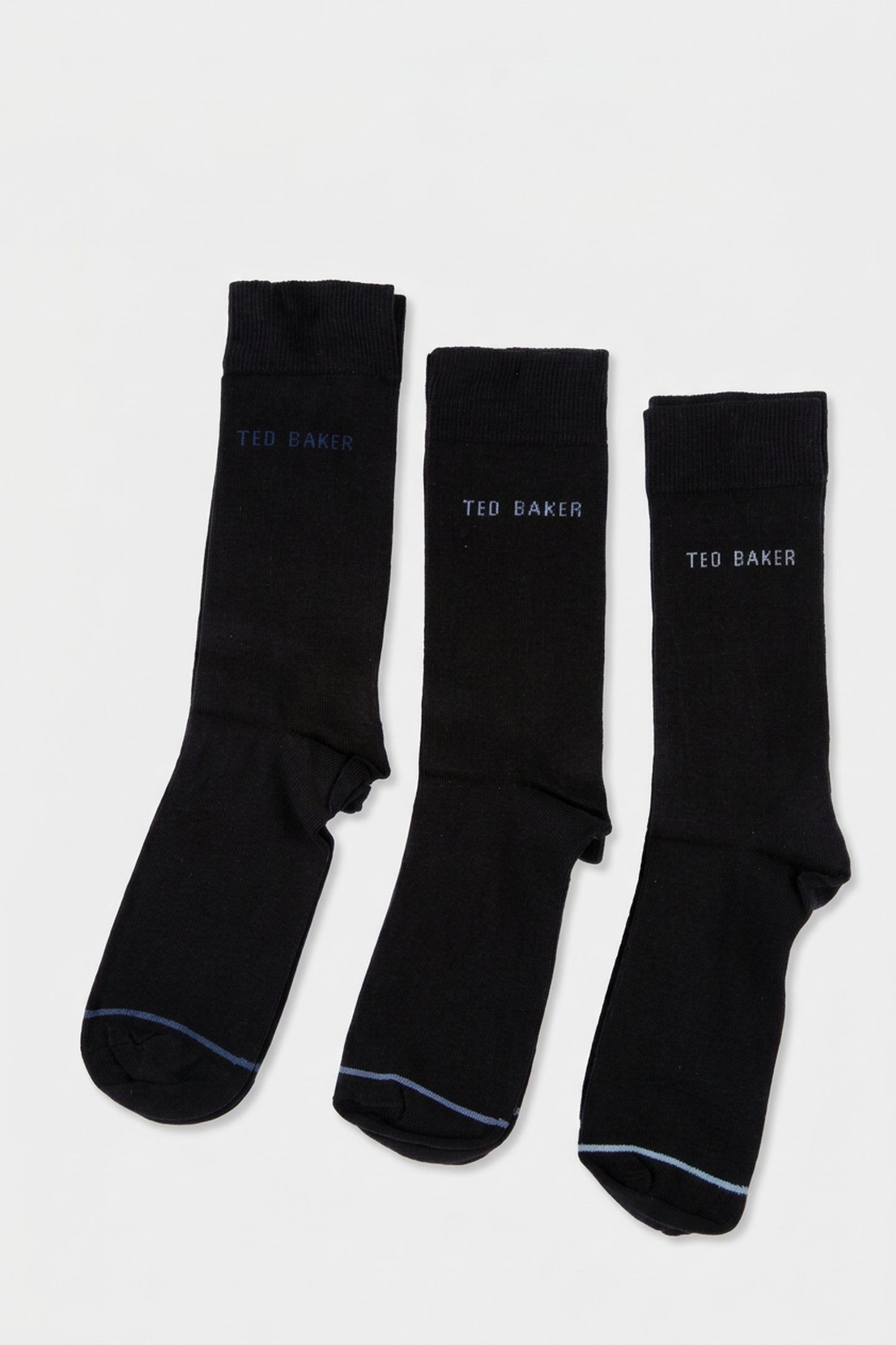 BLCKH THREE PACK OF ANKLE SOCKS BLACK 3