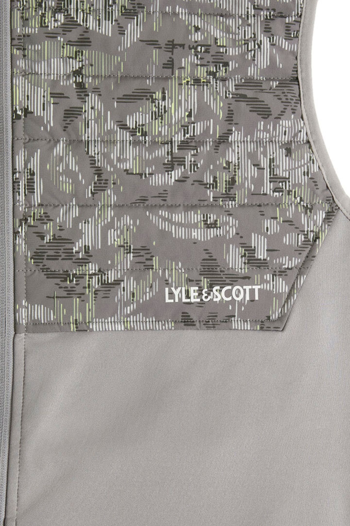 GOLF PRINTED WINDJAMMER FULL ZIP VEST TRUE IRON 5