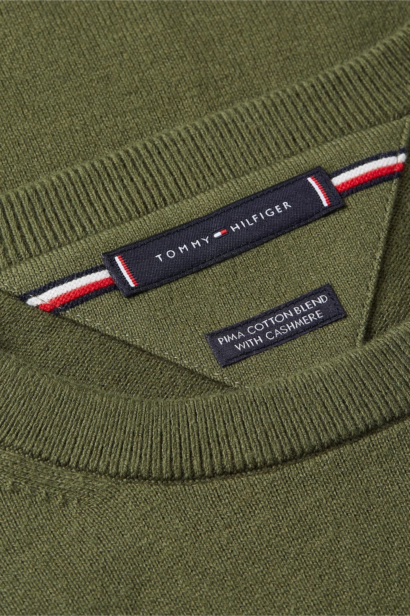 PIMA COTTON CASHMERE SWEATER HUNTSMAN GREEN 6