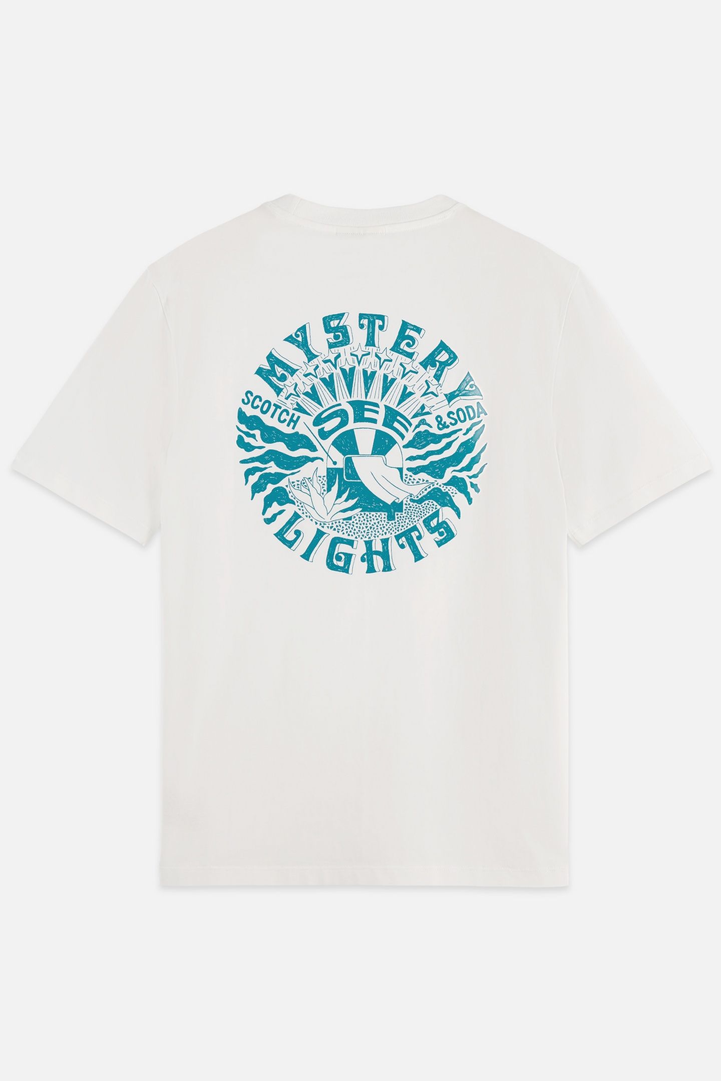 FRONT AND BACK ARTWORK REGULAR-FIT T-SHIRT WHITE/PASTEL 5