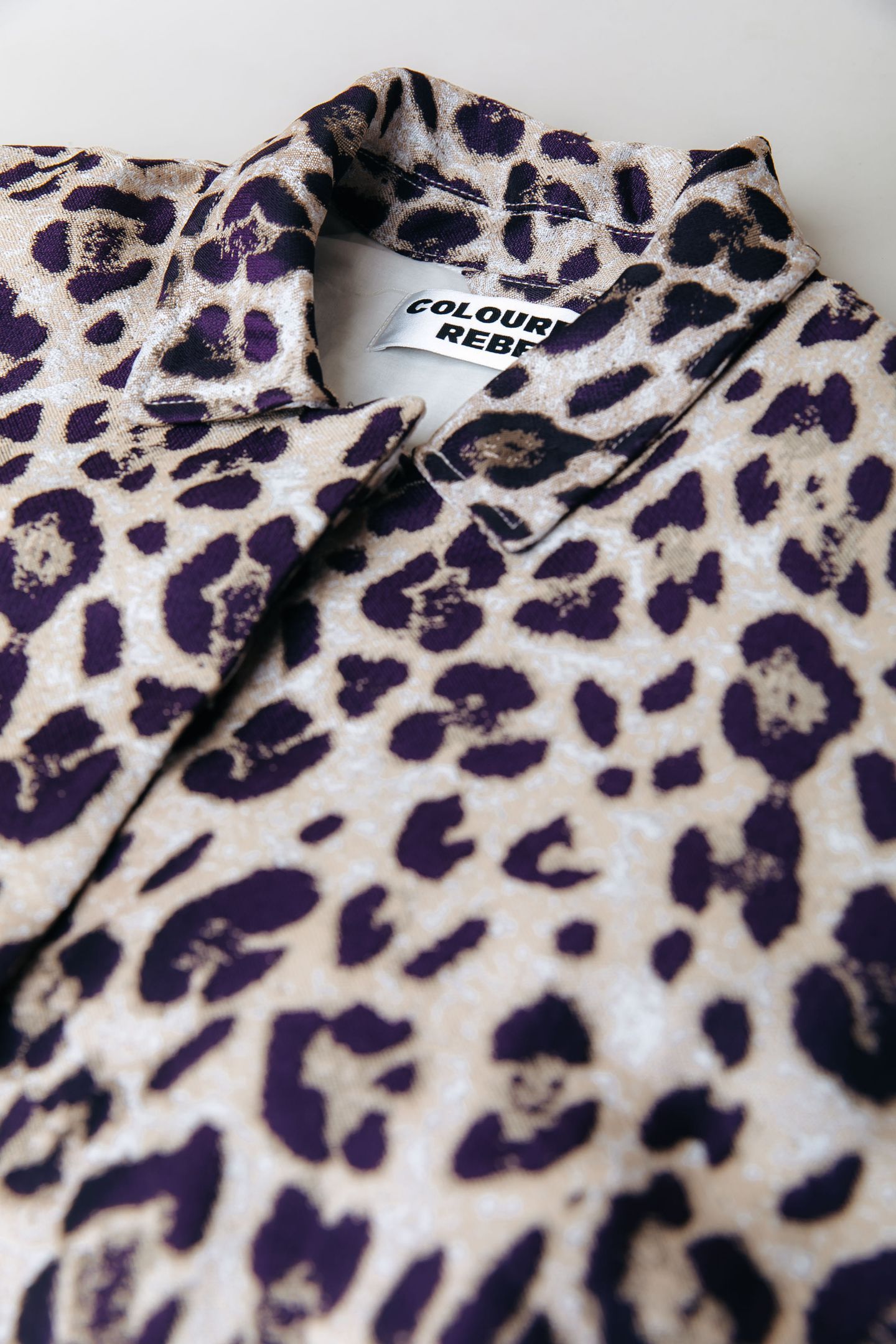 BENTE LEOPARD JACQUARD BOMBER JACKET BEIGE 4