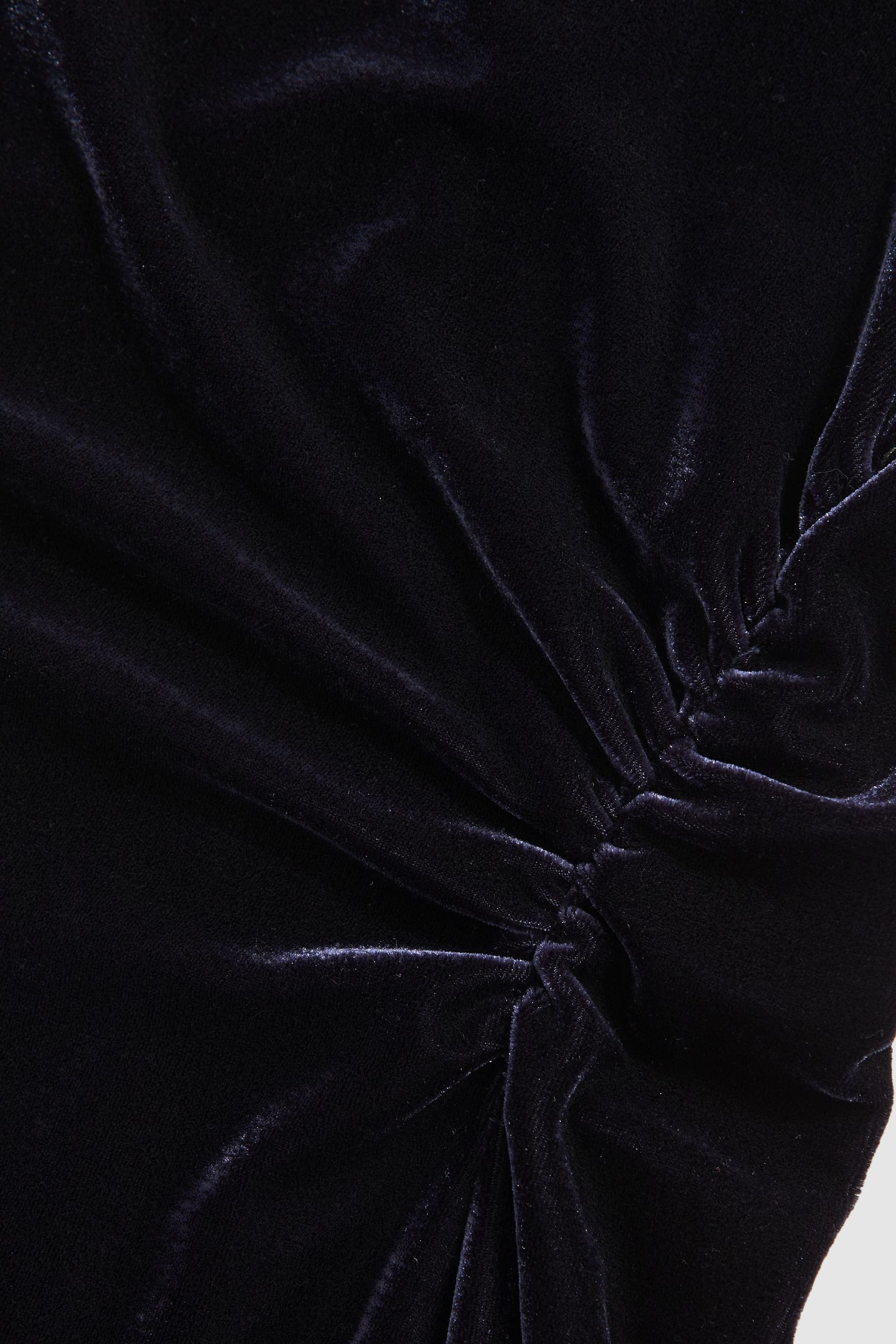 VELVET MINI DRESS NAVY 7