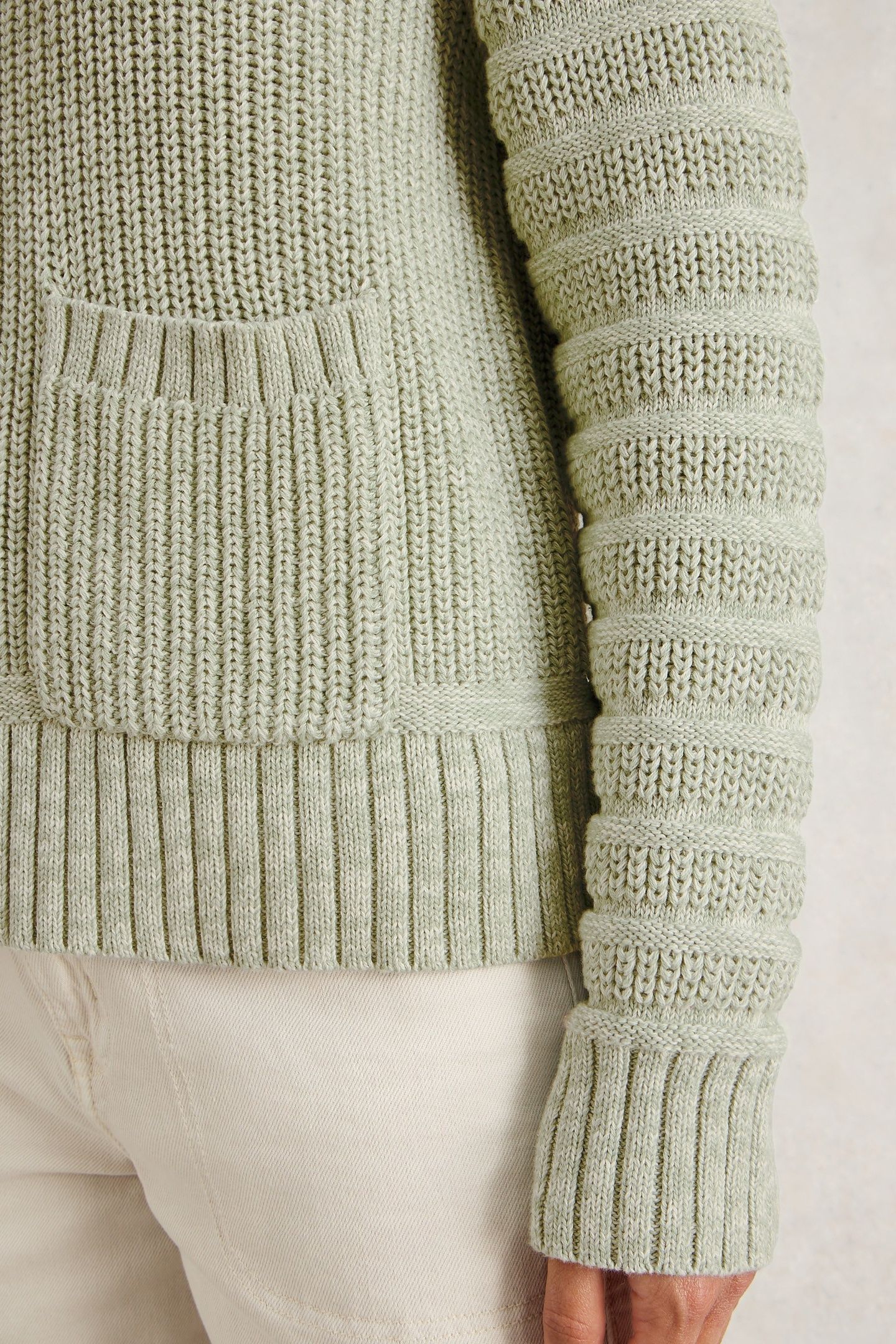 CINDY COTTON JUMPER KHAKI GRN 5