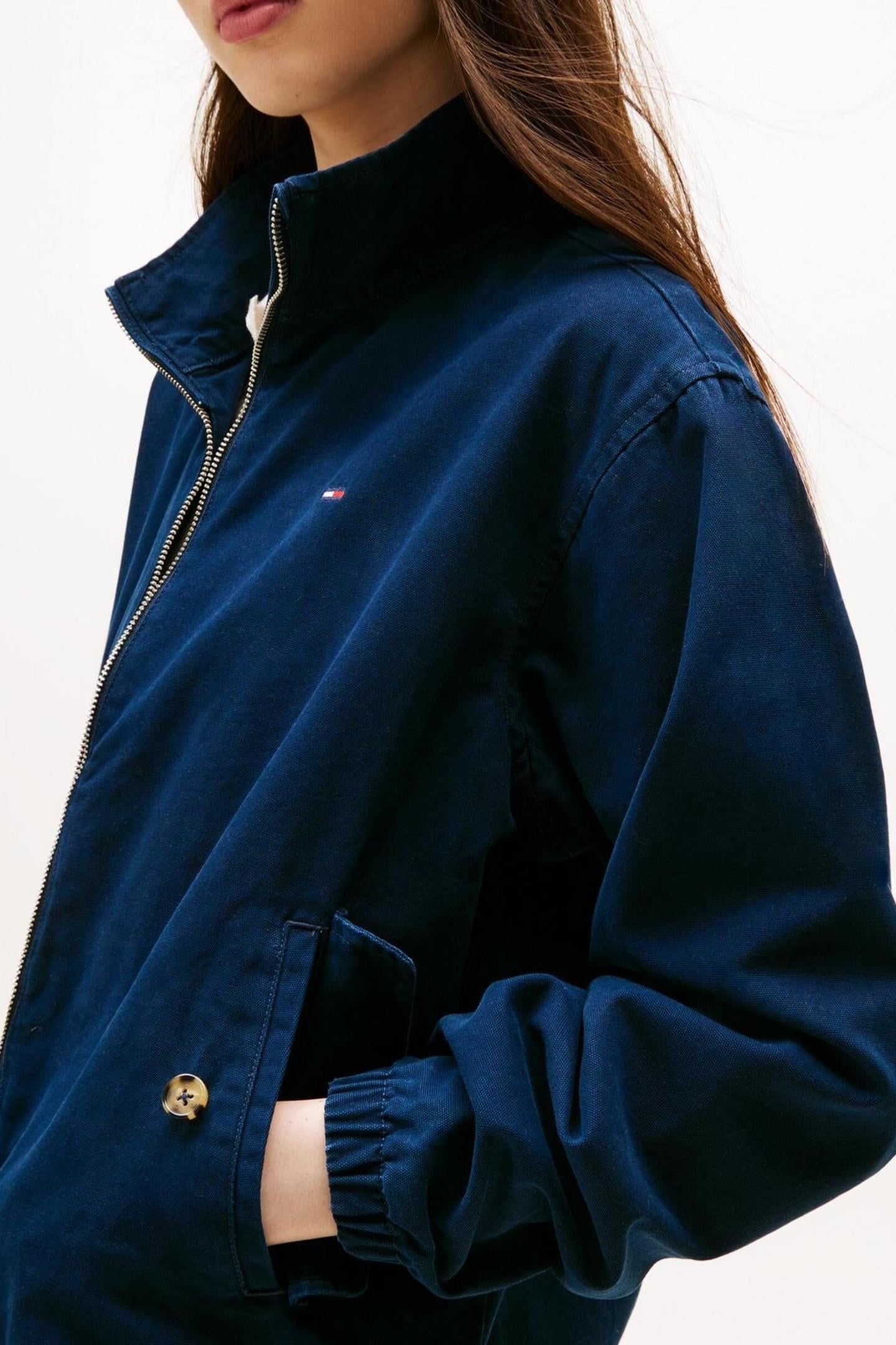 TJW REG ZIP COTTON JACKET DARK NIGHT NAVY 5