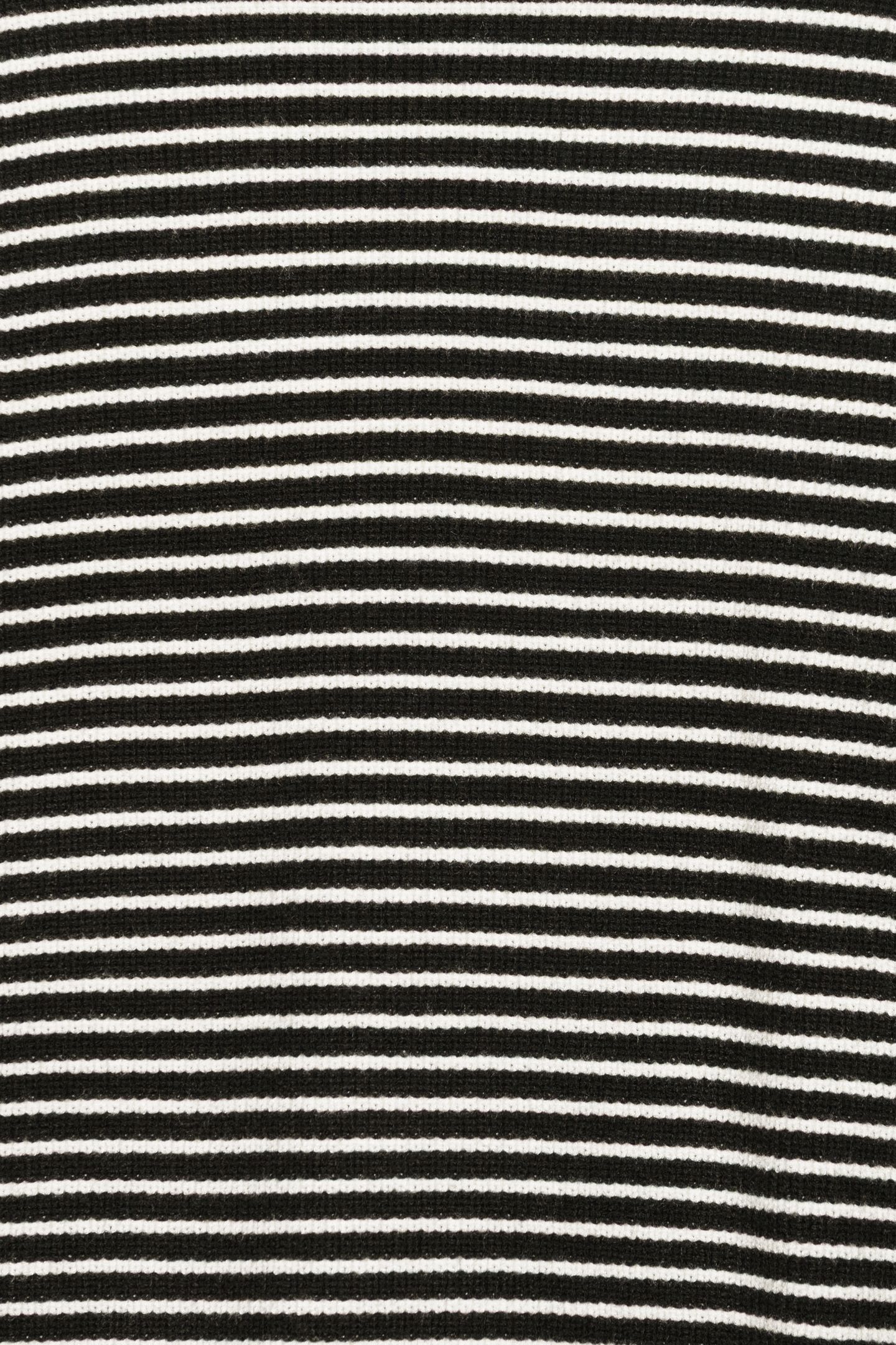 BLACK KNIT SAILOR SWEATER WITH WHITE STRIPES 6