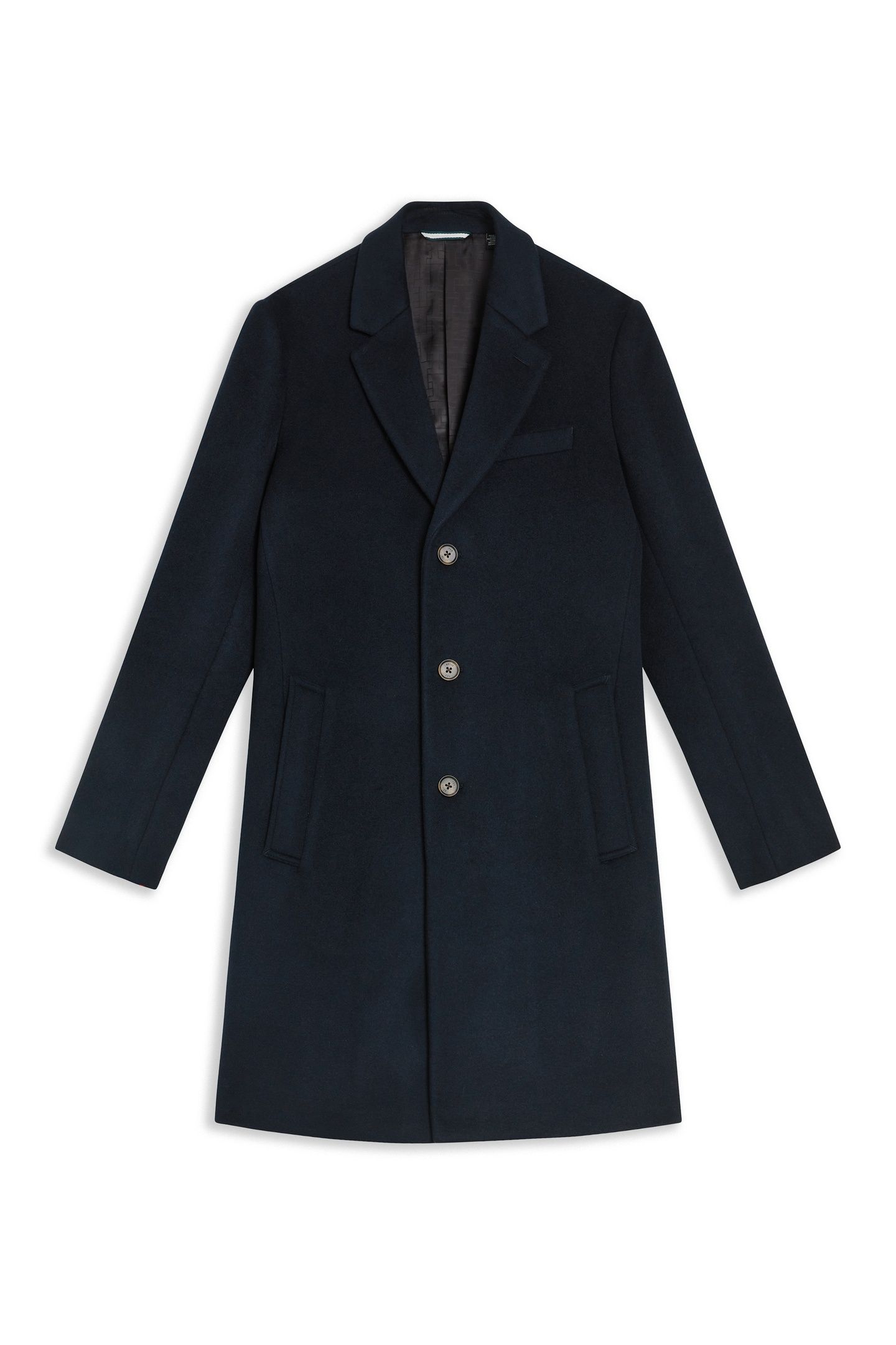 RUEBY WOOL BLEND CITY COAT NAVY 4