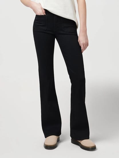 FLARE BLACK JEANS DENIM BLACK 1