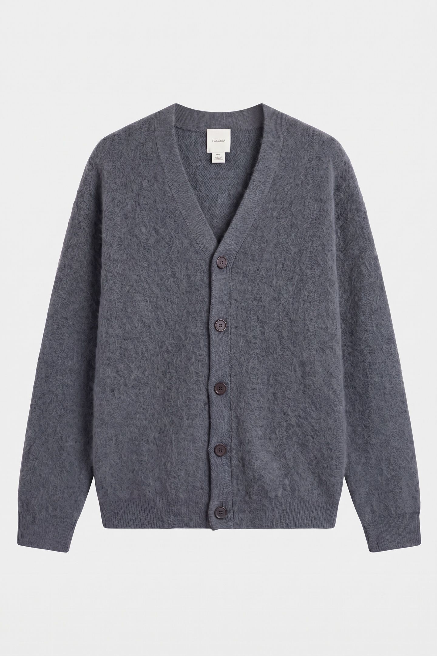 LS BRUSHED ALPACA CARDIGAN HARLEM NIGHT BLUE 3