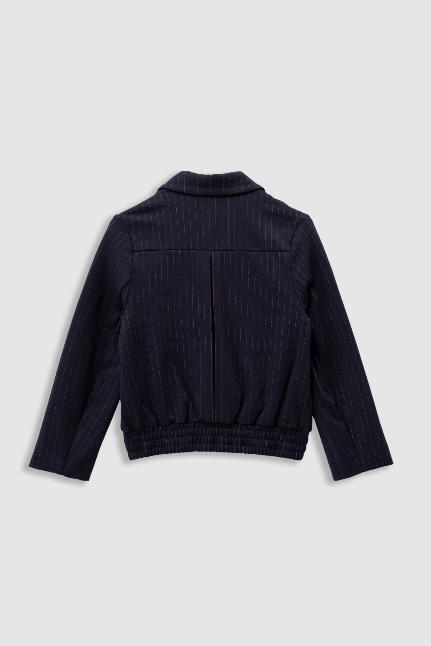 GIRLS’ NAVY PINSTRIPE SUIT JACKET 2