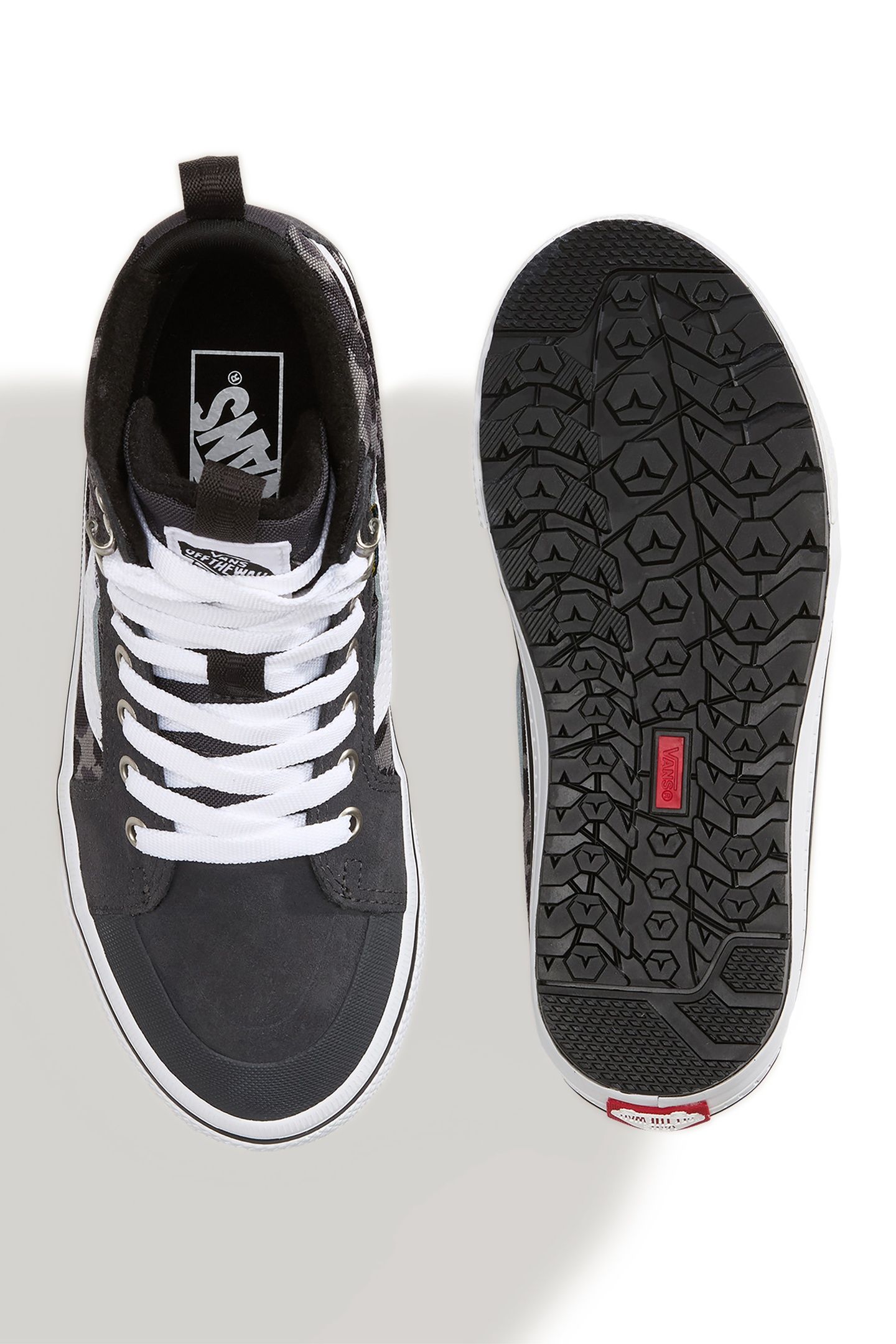 UNISEX SK8-HI WATERPROOF INSULATED MTE LEOPARD CHARCOAL GREY 5