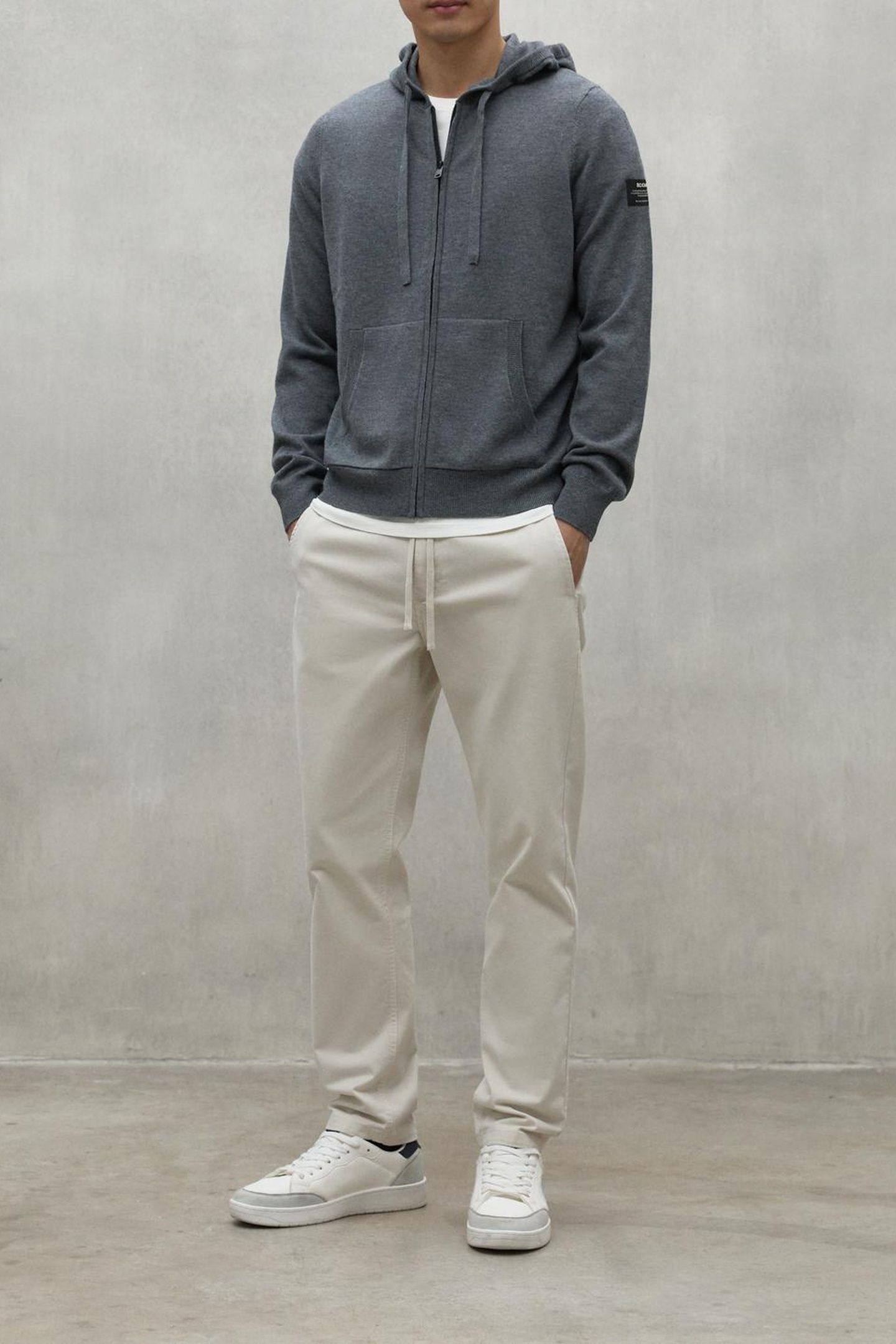 CARPEALF KNIT MEDIUM GREY MELANGE 1