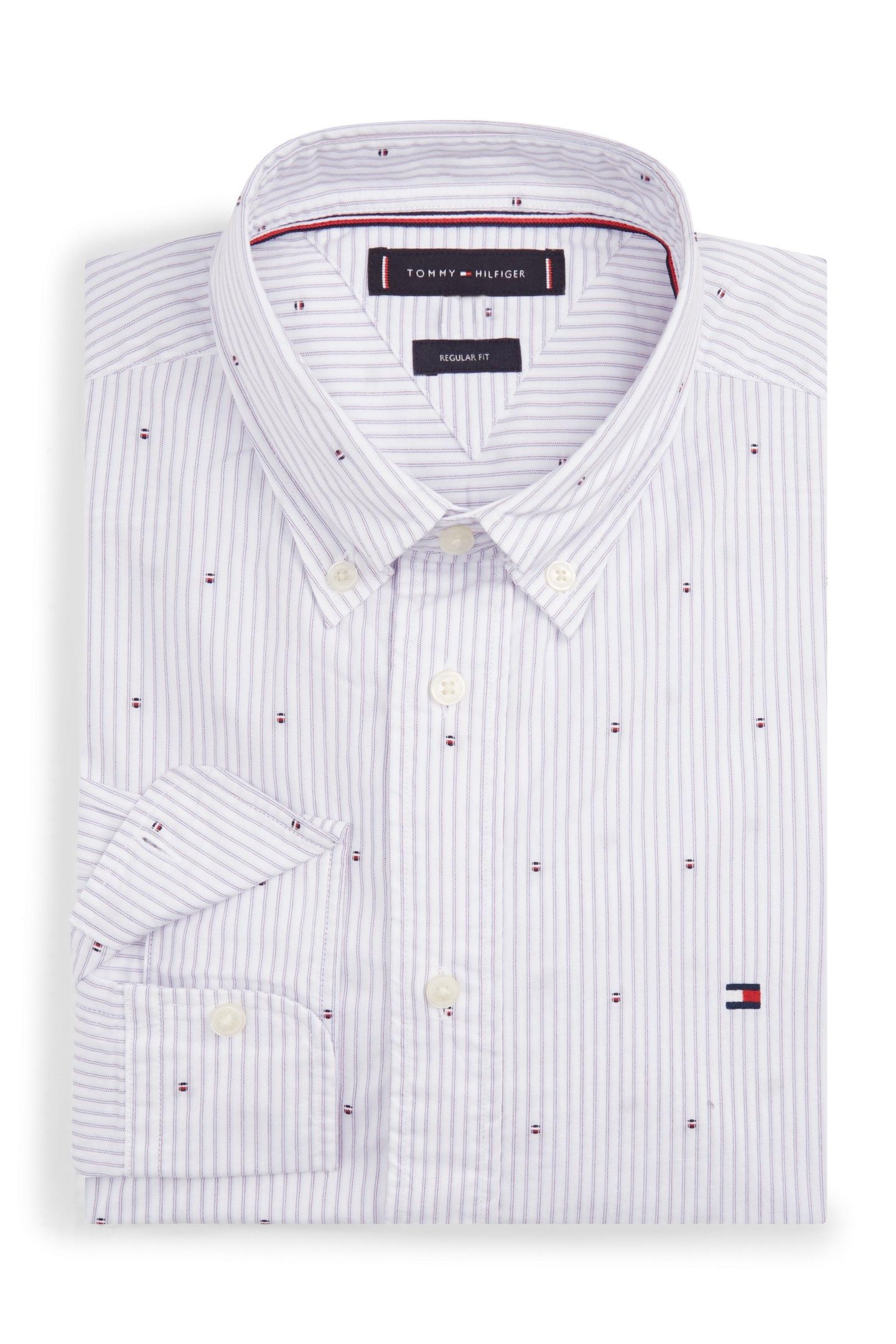 FLEX POPLIN SHIRT SWEET BLUE/STRIPE 5