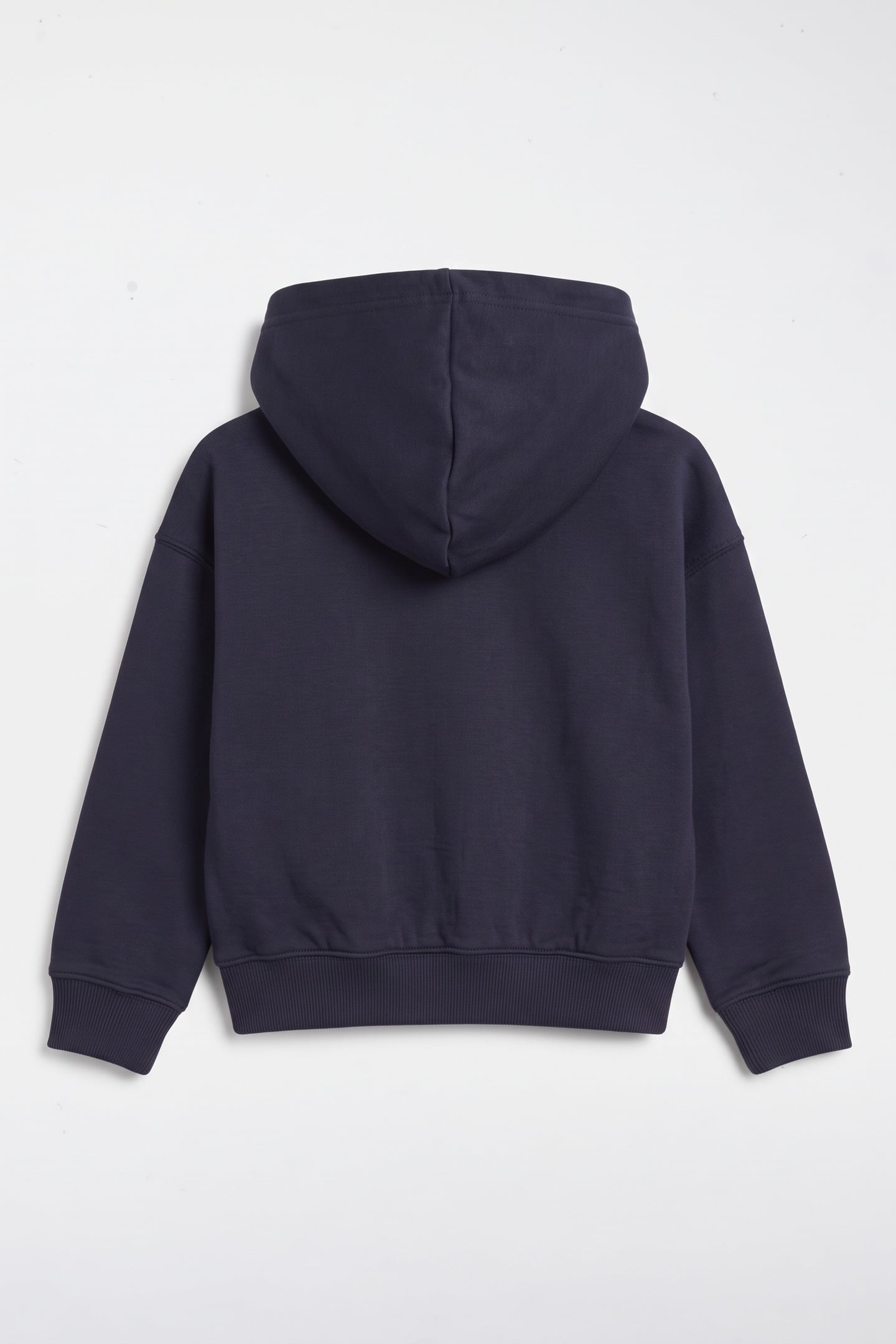 KIDS GIRLS SHIELD OVERSIZE CROP ZIP HOODIE EVENING BLUE 3