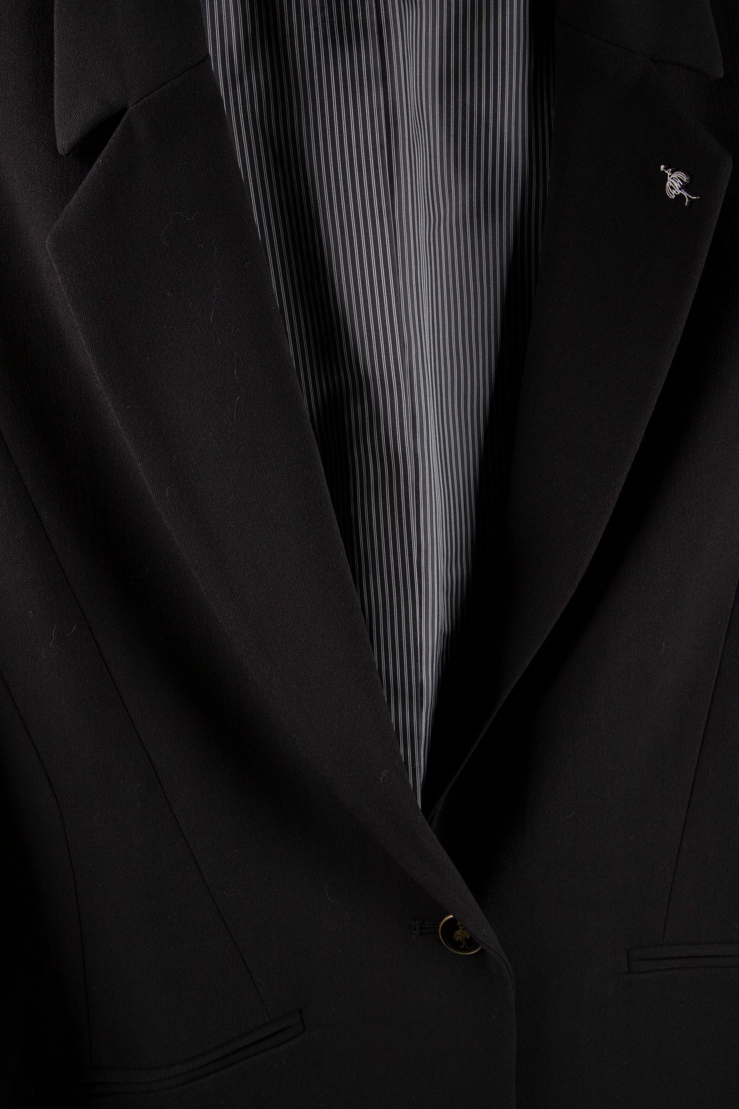 VAYA . BLACK SUIT JACKET IN COLD WOOL 4