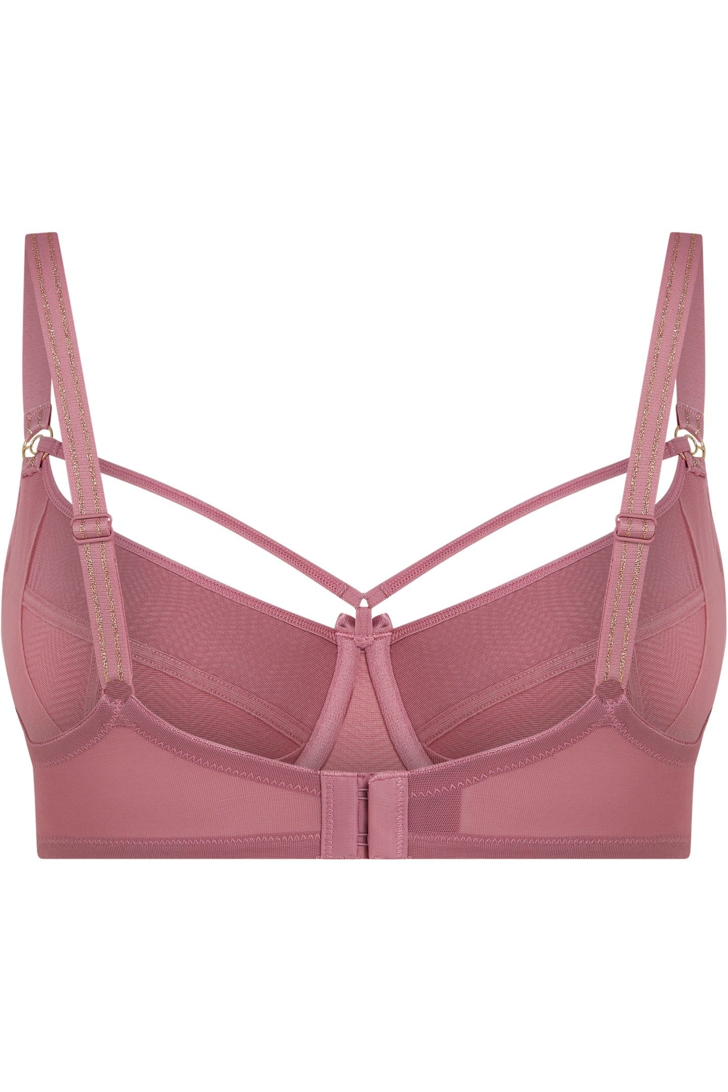 SPACE ODYSSEY ROSE AND GOLD BALCONY BRA 4