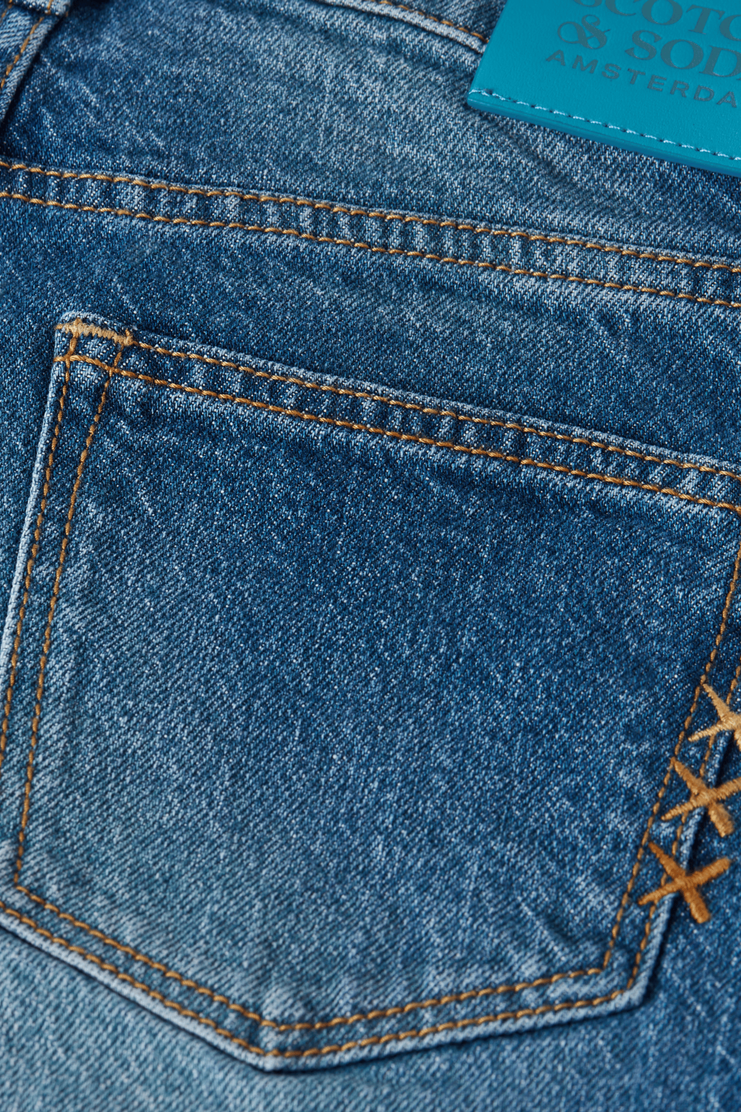 BOYS THE PITCH LOOSE JEANS NAVY 3